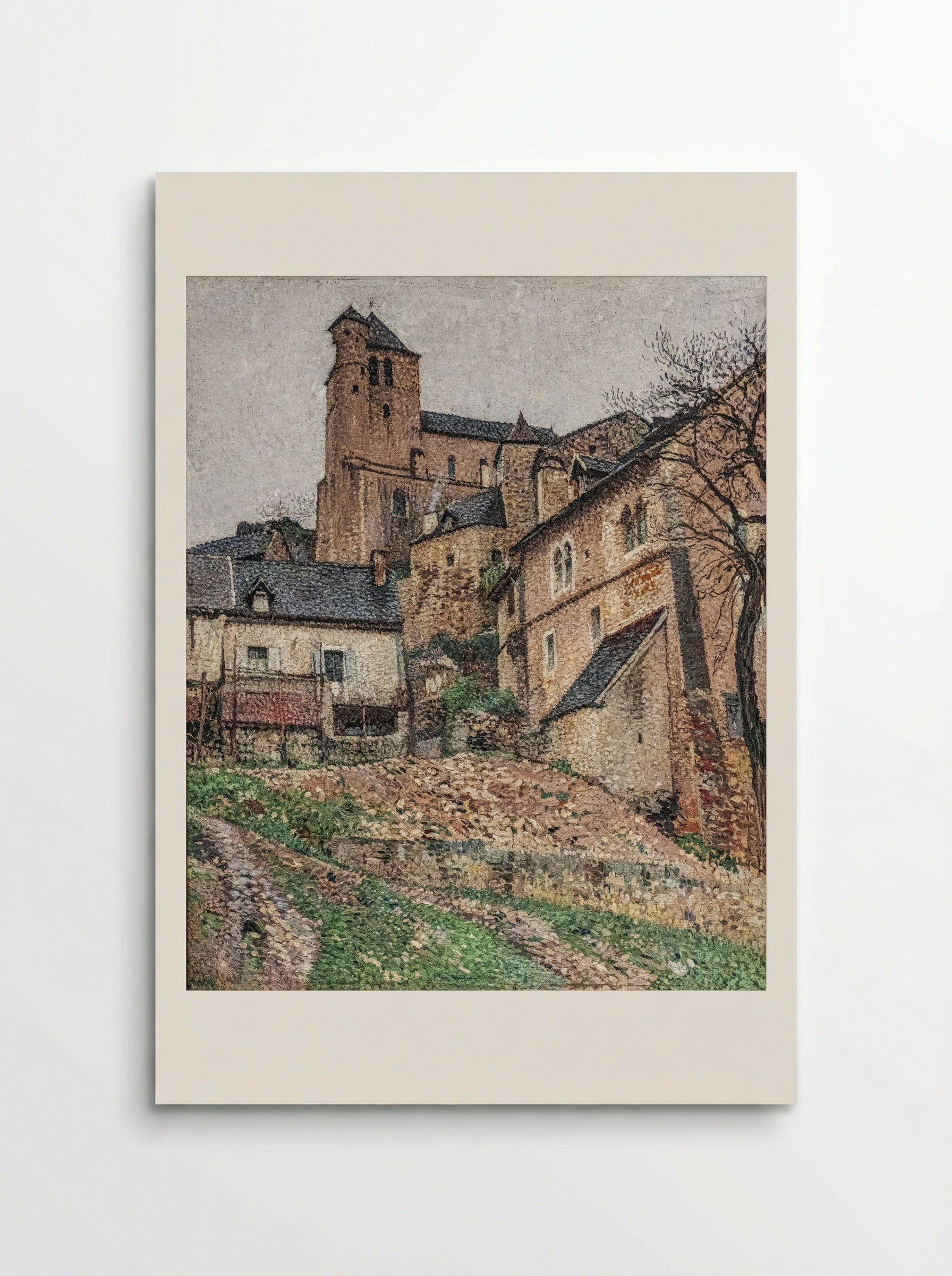 House and Garden at Saint-Cirq-Lapopie - Henri Martin - Poster