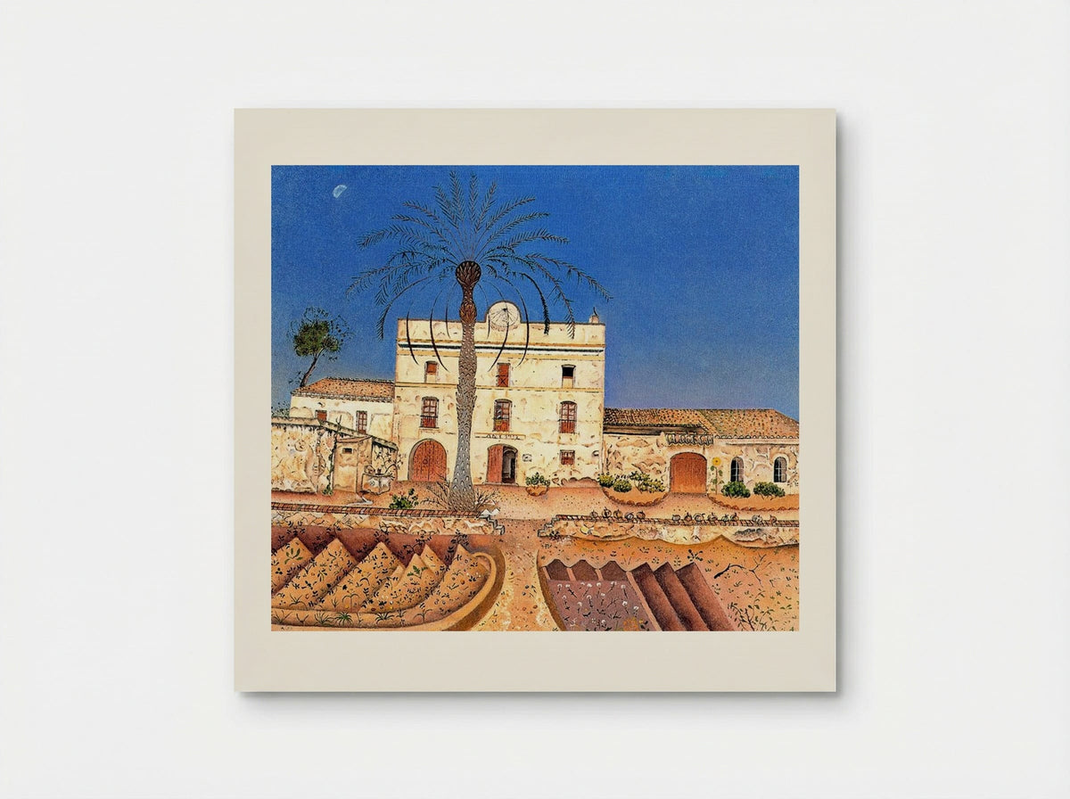 House with Palm Tree - Joan Miró - Poster