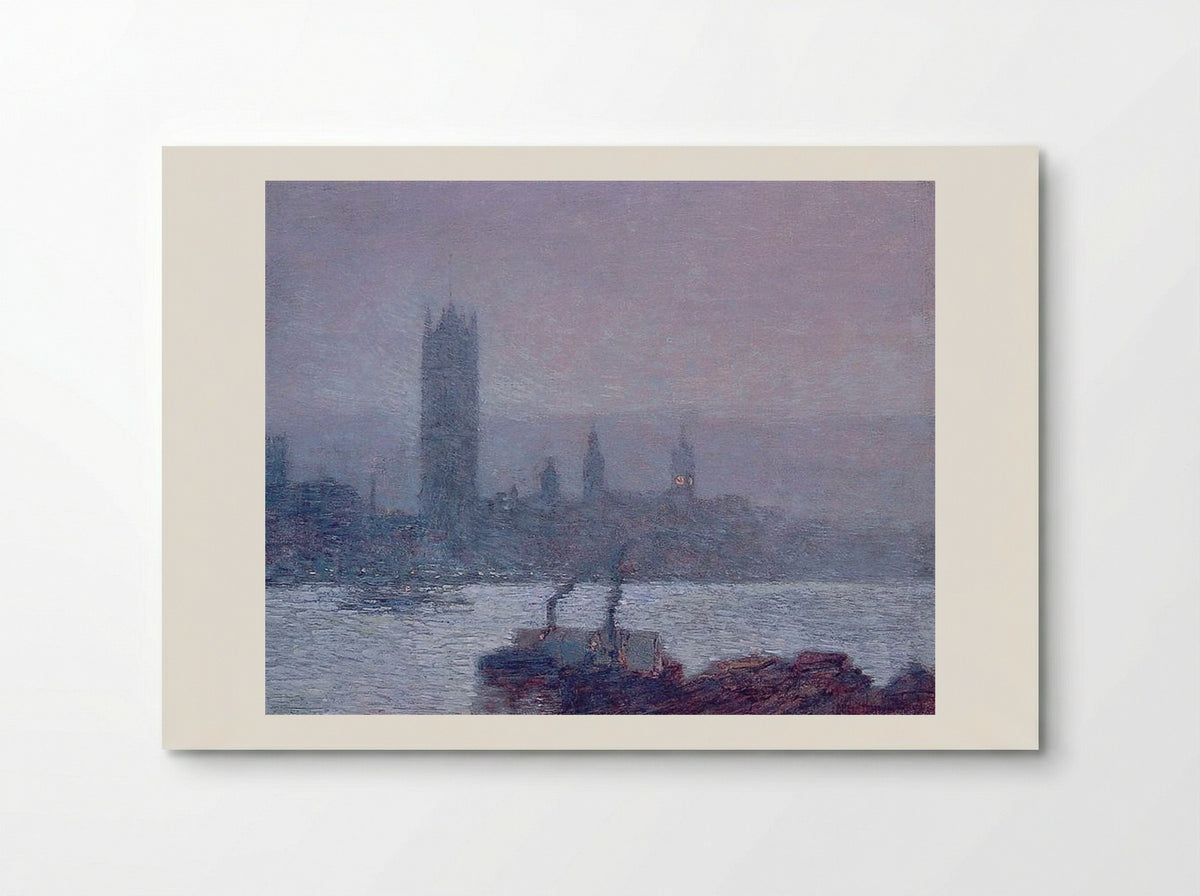 Houses of Parliament, Early Evening - Childe Hassam - Poster