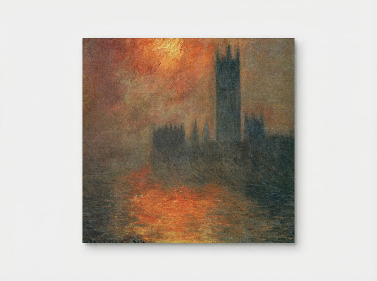 Houses of Parliament, Sunset - Claude Monet - Poster
