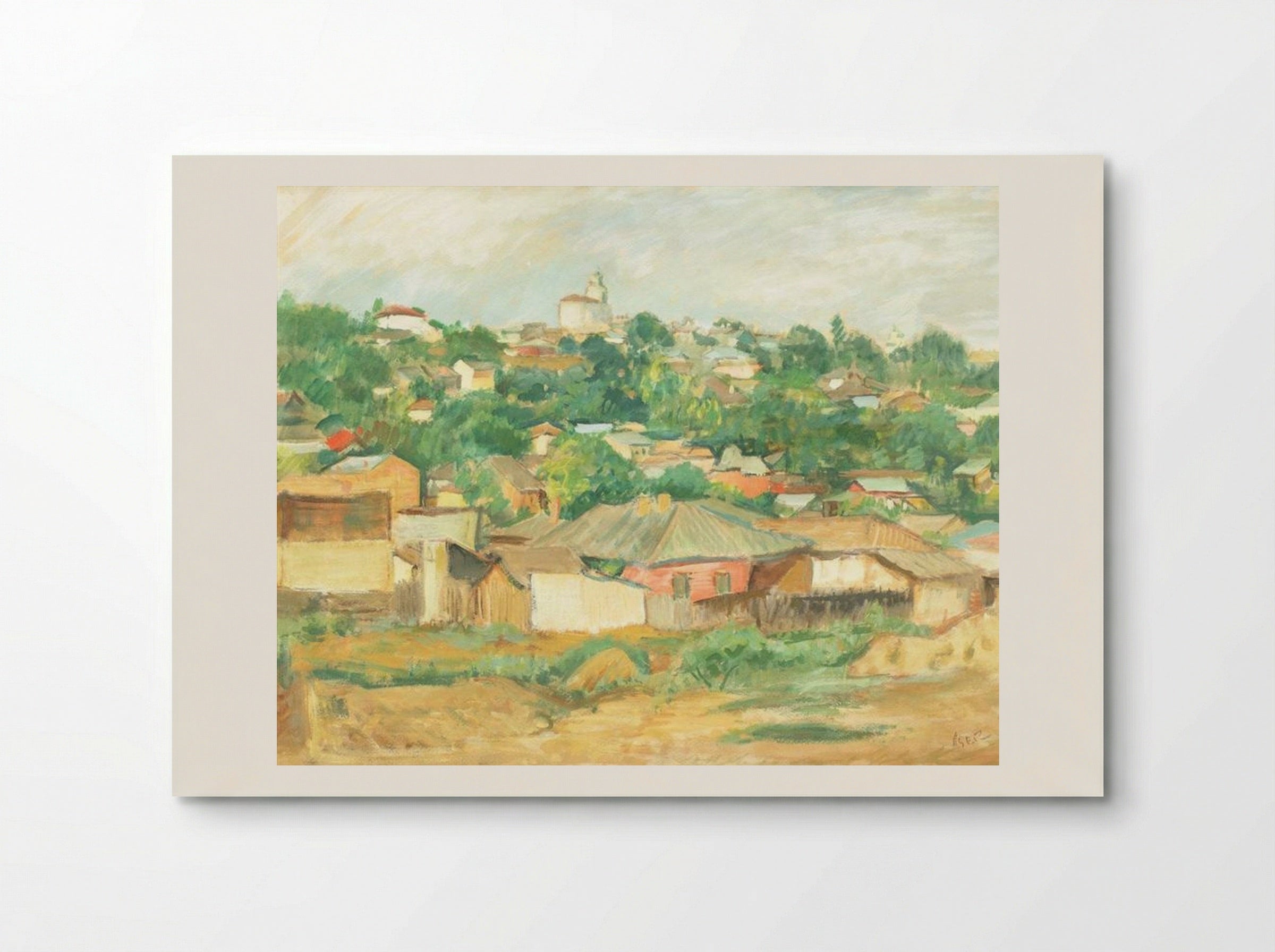Houses on the Outskirts of Bucharest - Iosif Iser - Poster