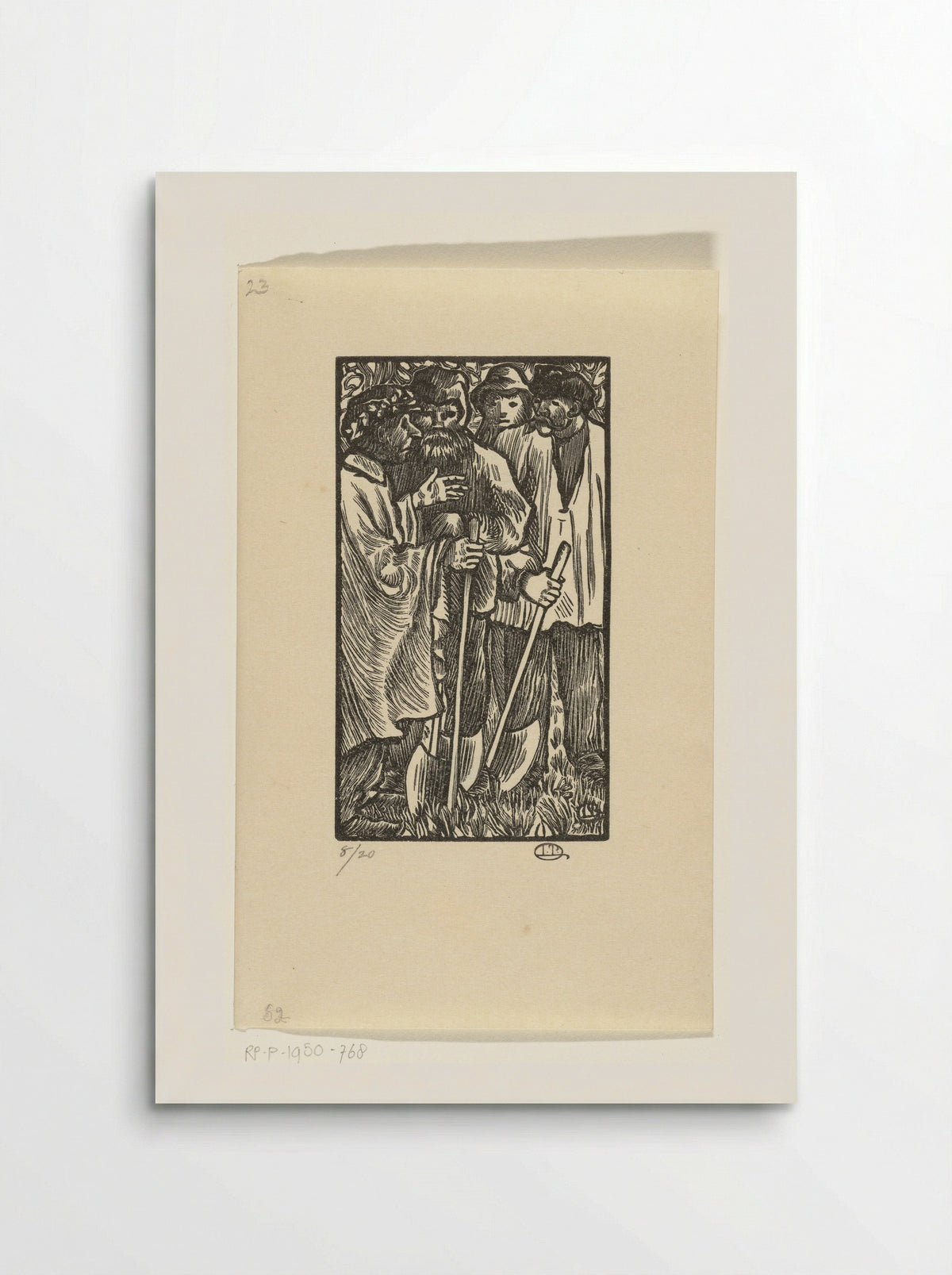 Houthakkers - Lucien Pissarro - Poster