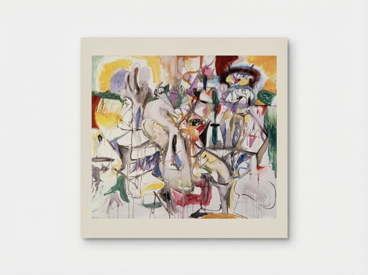 How My Mother's Embroidered Apron Unfolds in My Life - Arshile Gorky - Poster