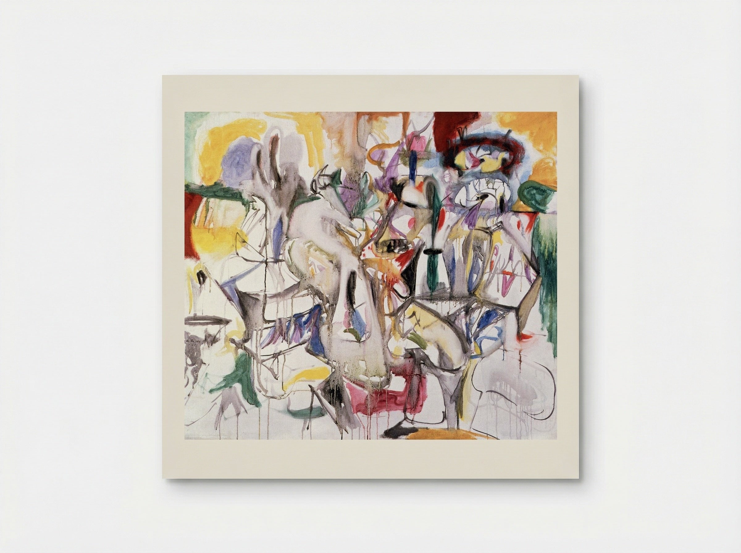 How My Mother's Embroidered Apron Unfolds in My Life - Arshile Gorky - Poster