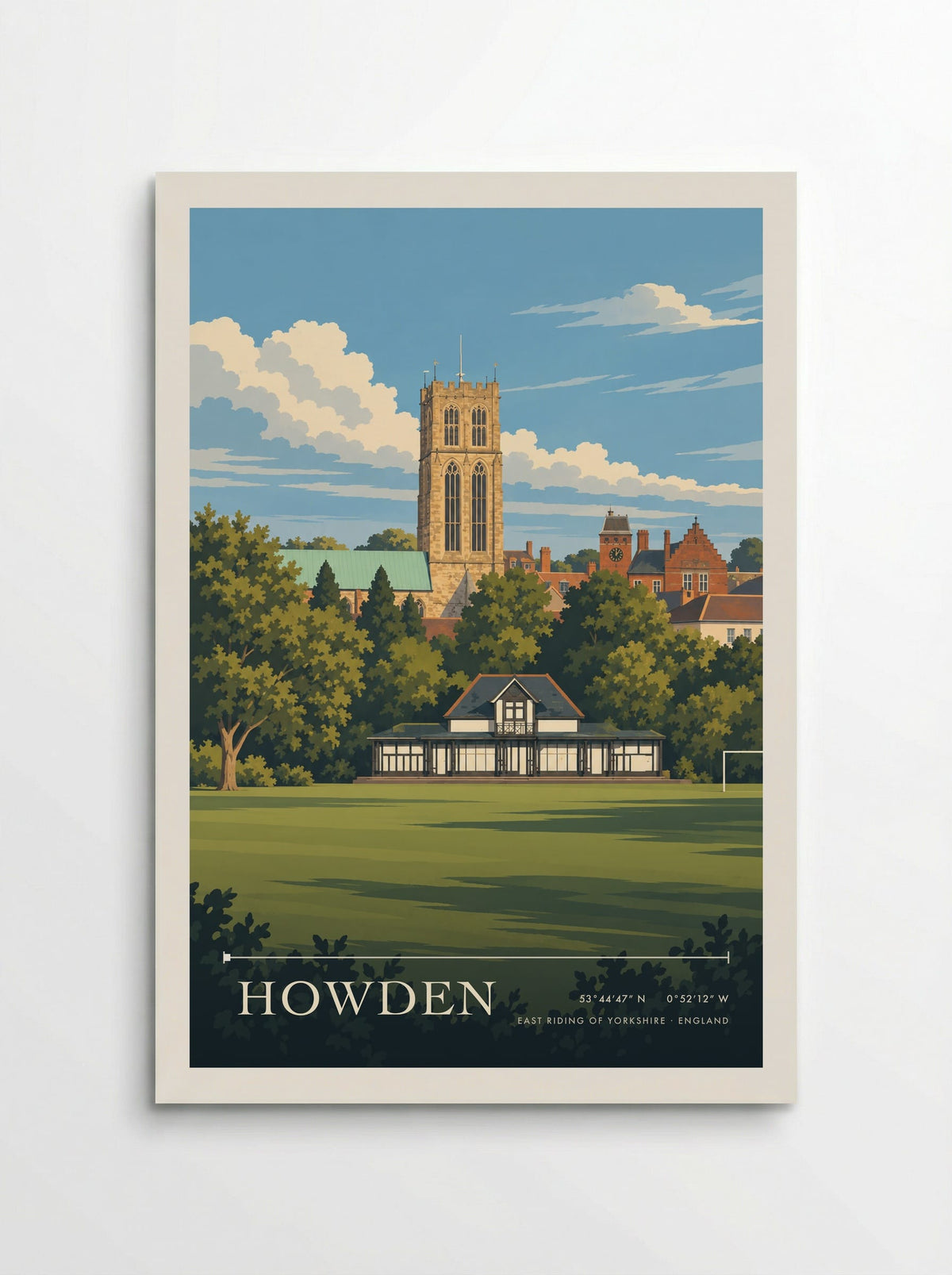 Howden, East Riding of Yorkshire | Travel Poster - Poster