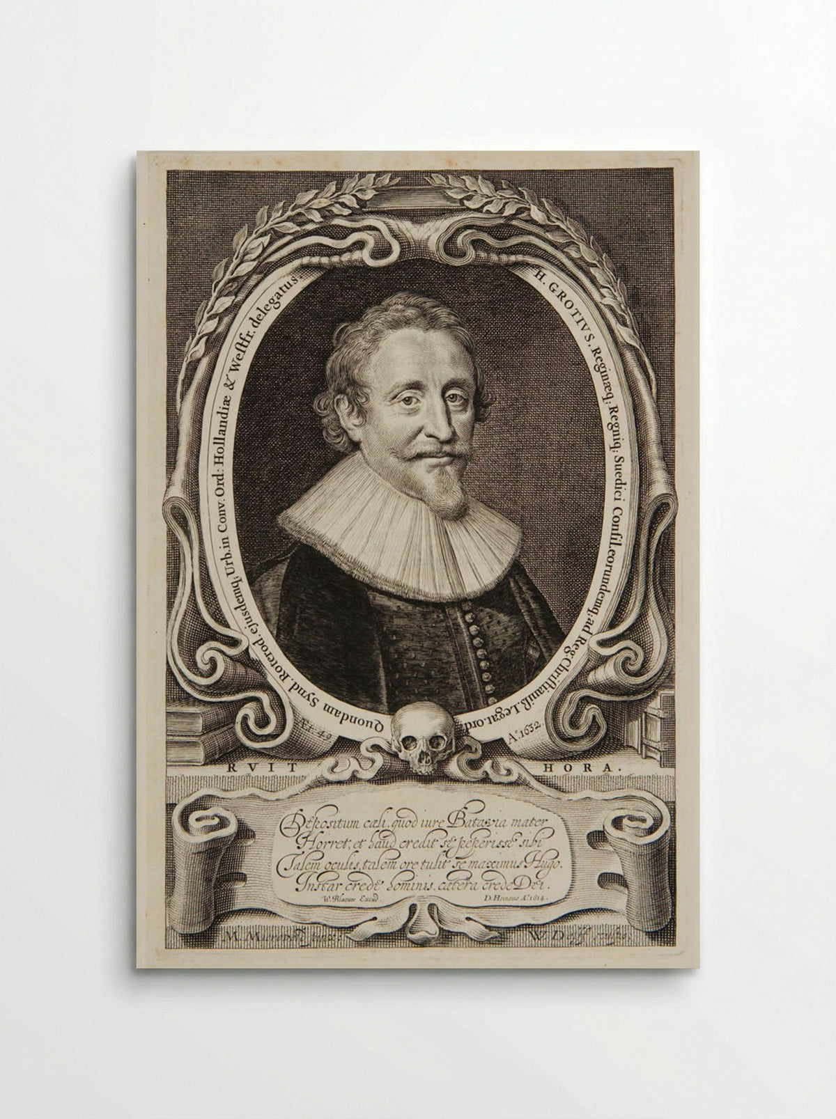 Hugo Grotius - Willem Jacobszoon Delff - Poster