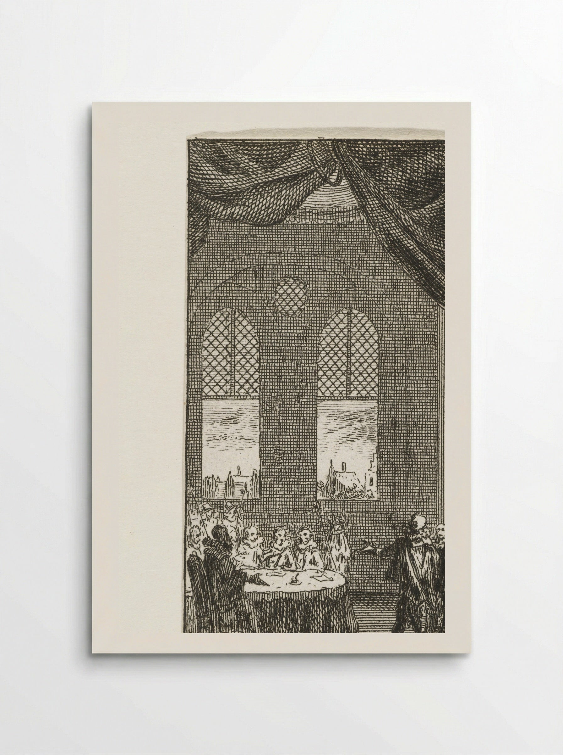 Hugo de Groot pleit in de Amsterdamse vroedschap voor tolerantie, 1616 - Simon Fokke - Poster
