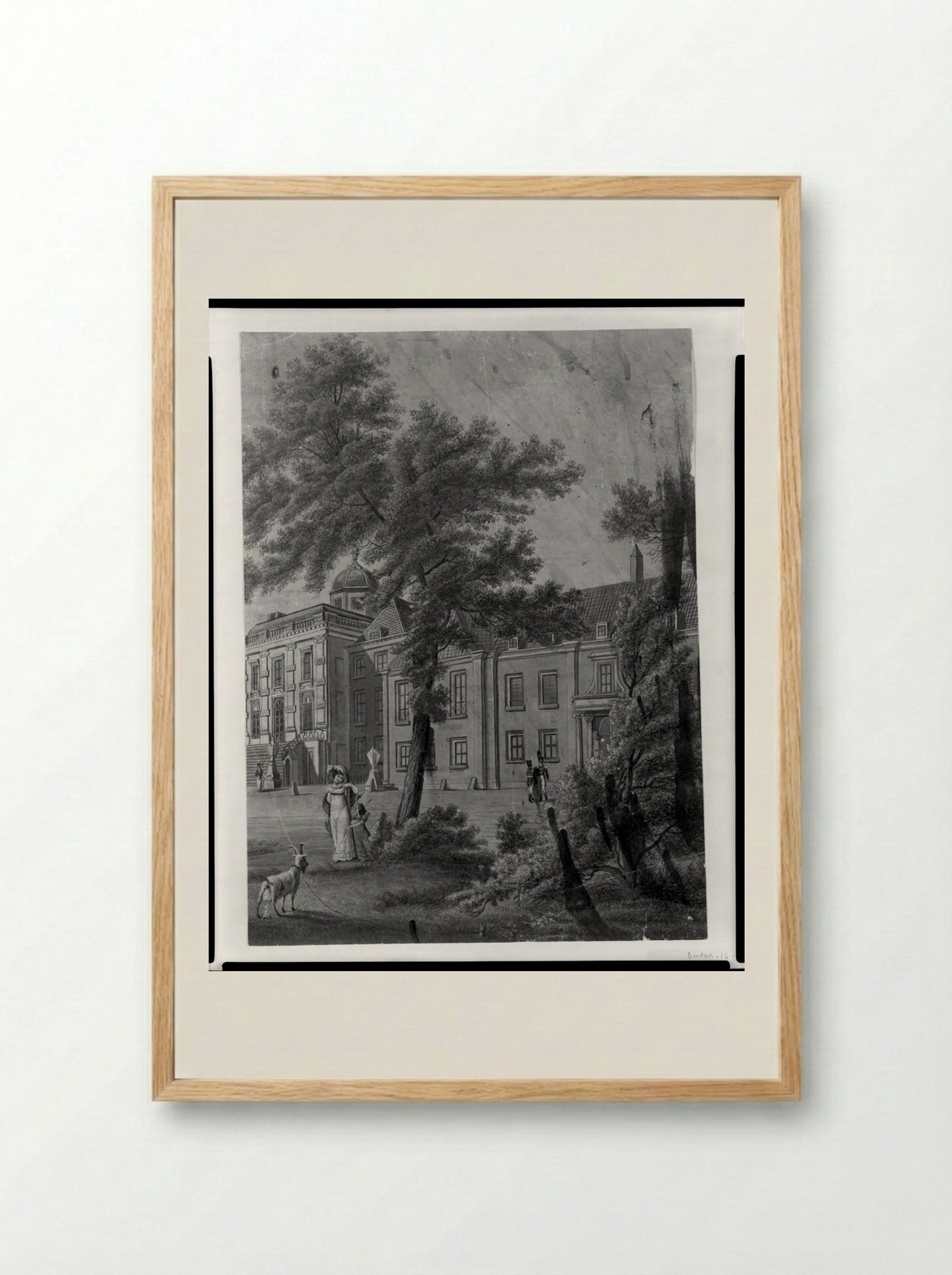 Huis Ten Bosch, The Hague - Cornelis de Kruyff - Framed Print Wood