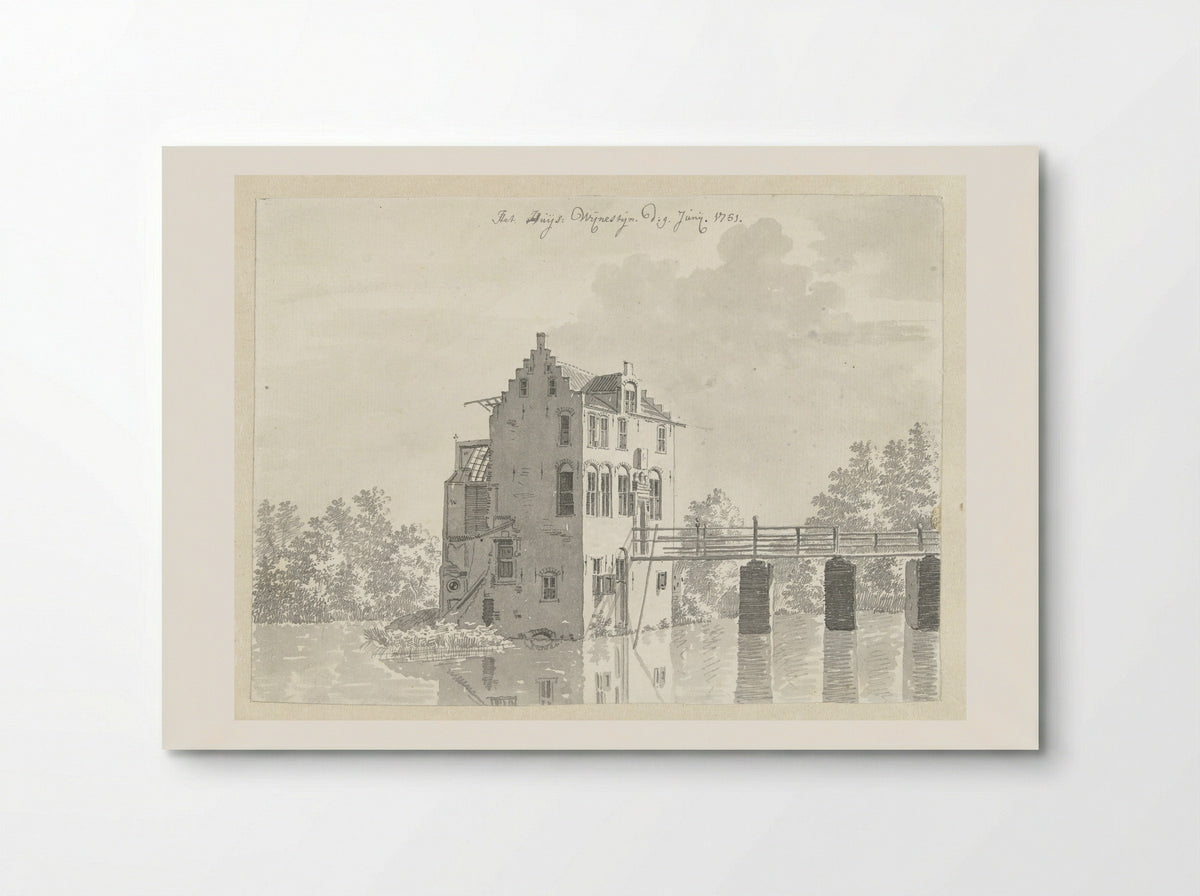 Huis Wijnestein bij Jutphaas - Jan de Beijer - Poster