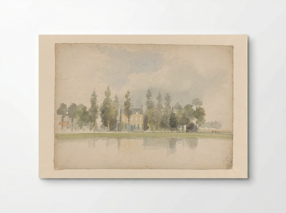 Huis aan de Vliet te Voorburg - Lodewijk Johannes Kleijn - Poster