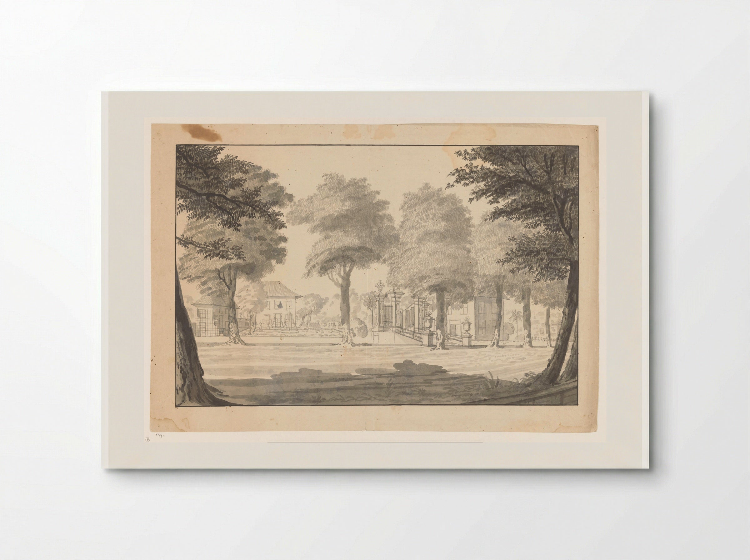 Huis aan de weg naar Rijswijk - Jan Brandes - Poster