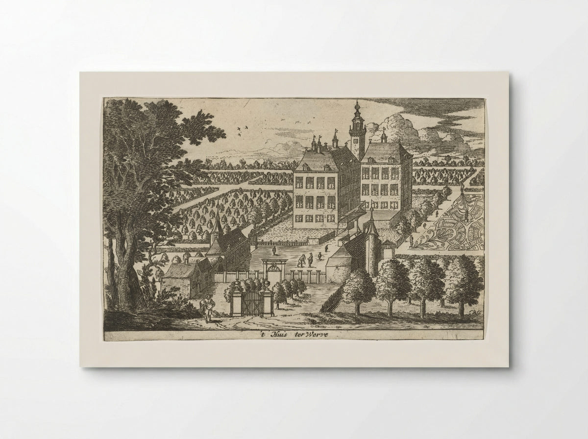 Huis te Werve - Cornelis Elandts - Poster