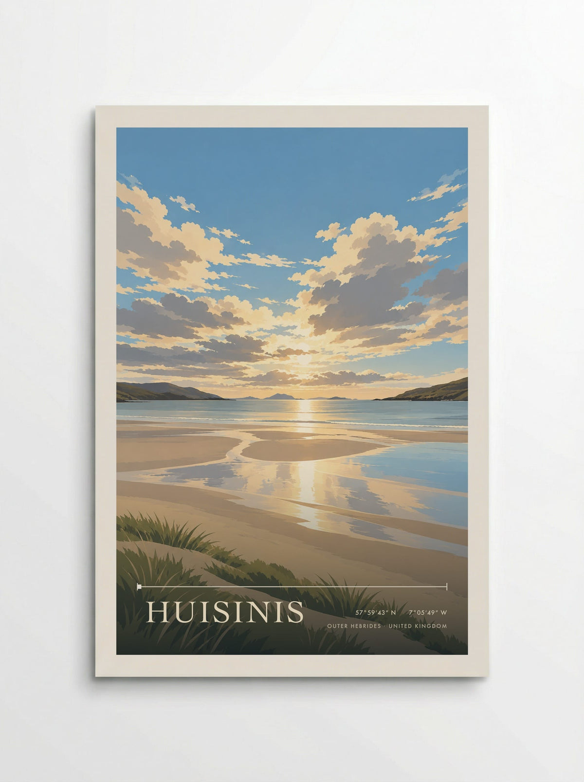 Huisinis, Outer Hebrides | Travel Poster - Poster