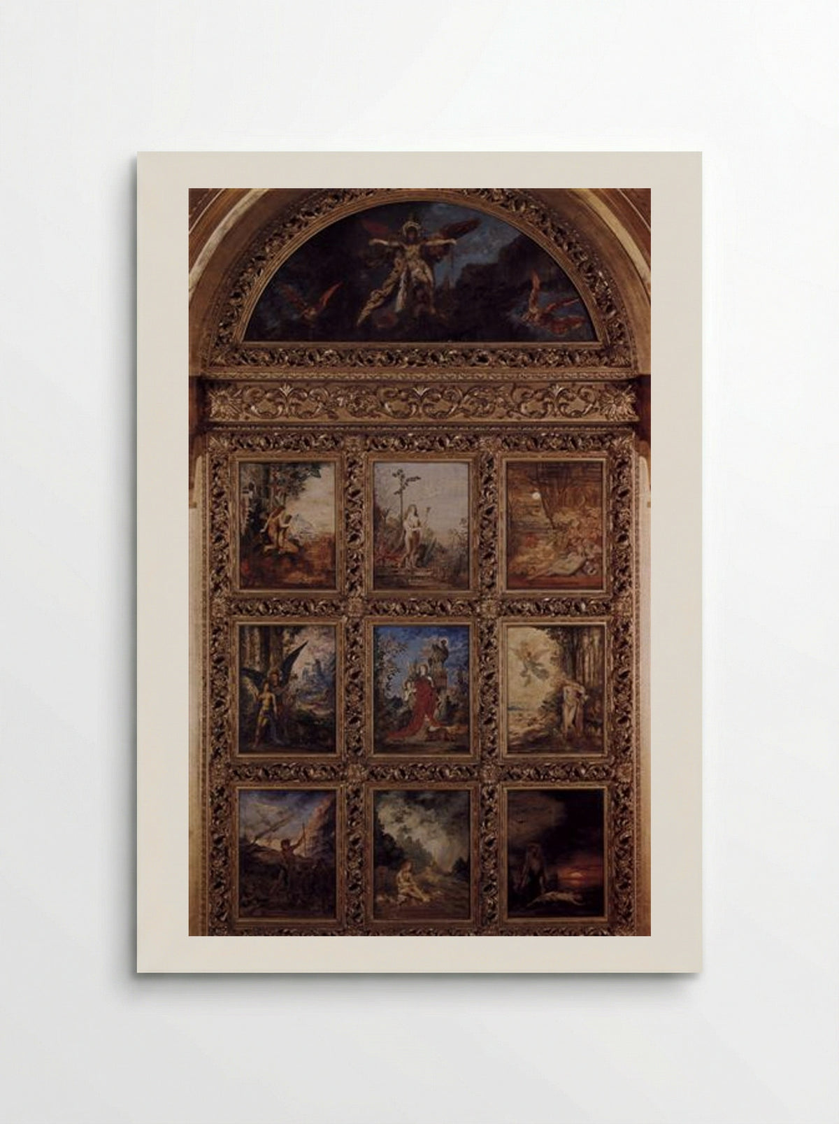 Humanity: The Golden Age, The Silver Age, and The Iron Age - Gustave Moreau - Poster