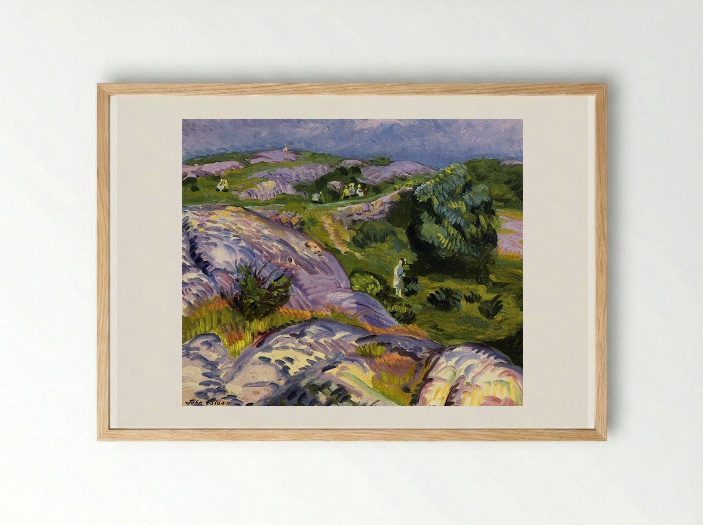 Humoresque - John French Sloan - Framed Print Wood