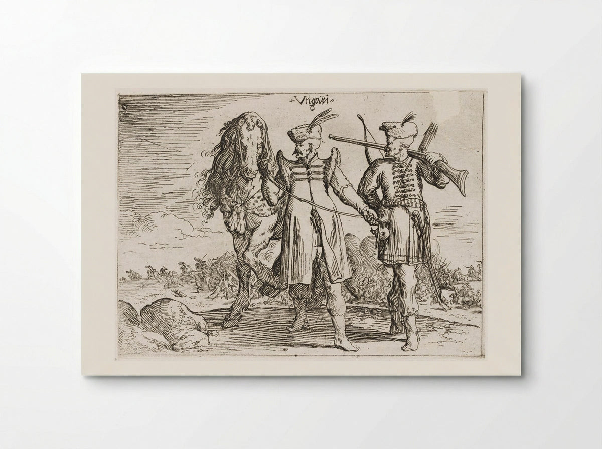 Hungarian Costumes - Johann Wilhelm Baur - Poster