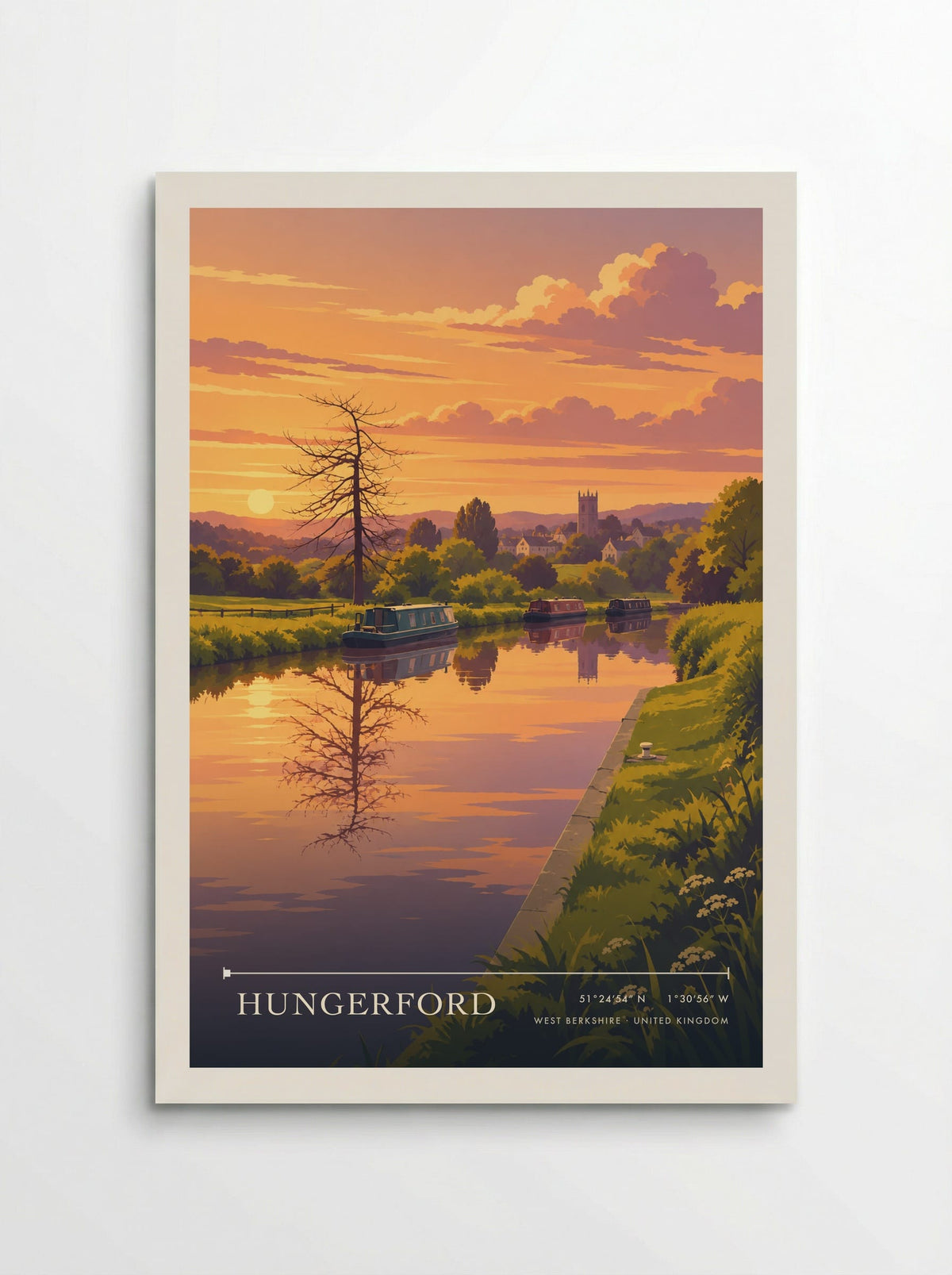 Hungerford, West Berkshire | Travel Poster - Poster