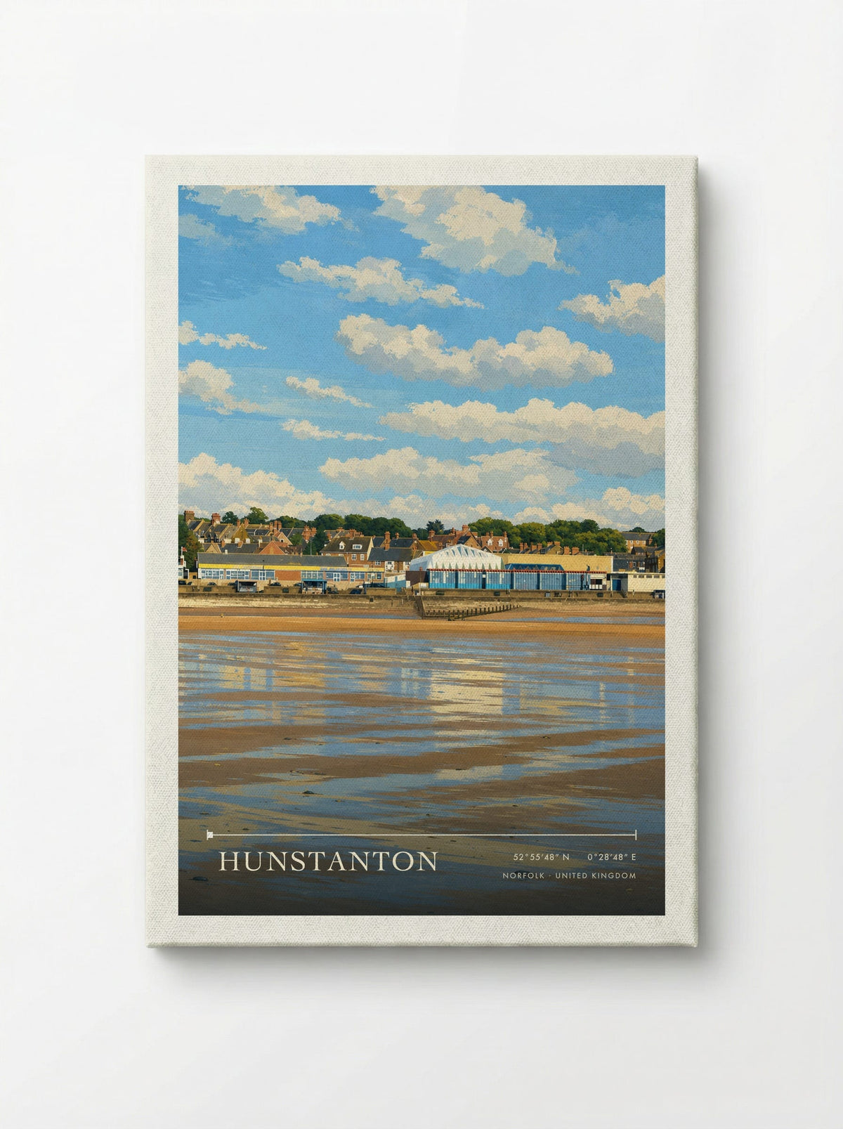 Hunstanton Norfolk United Kingdom Travel Poster - Canvas