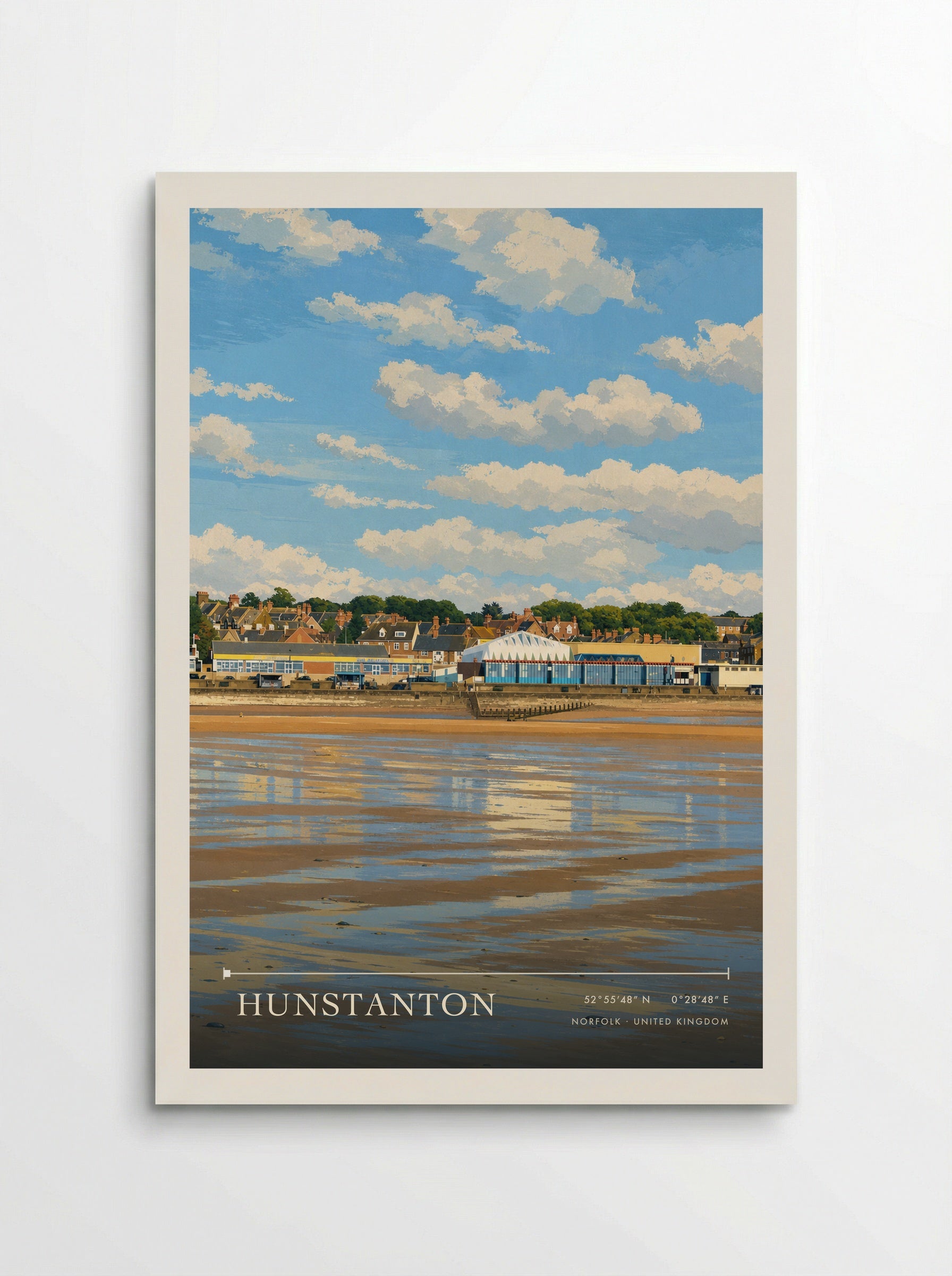 Hunstanton Norfolk United Kingdom Travel Poster - Poster