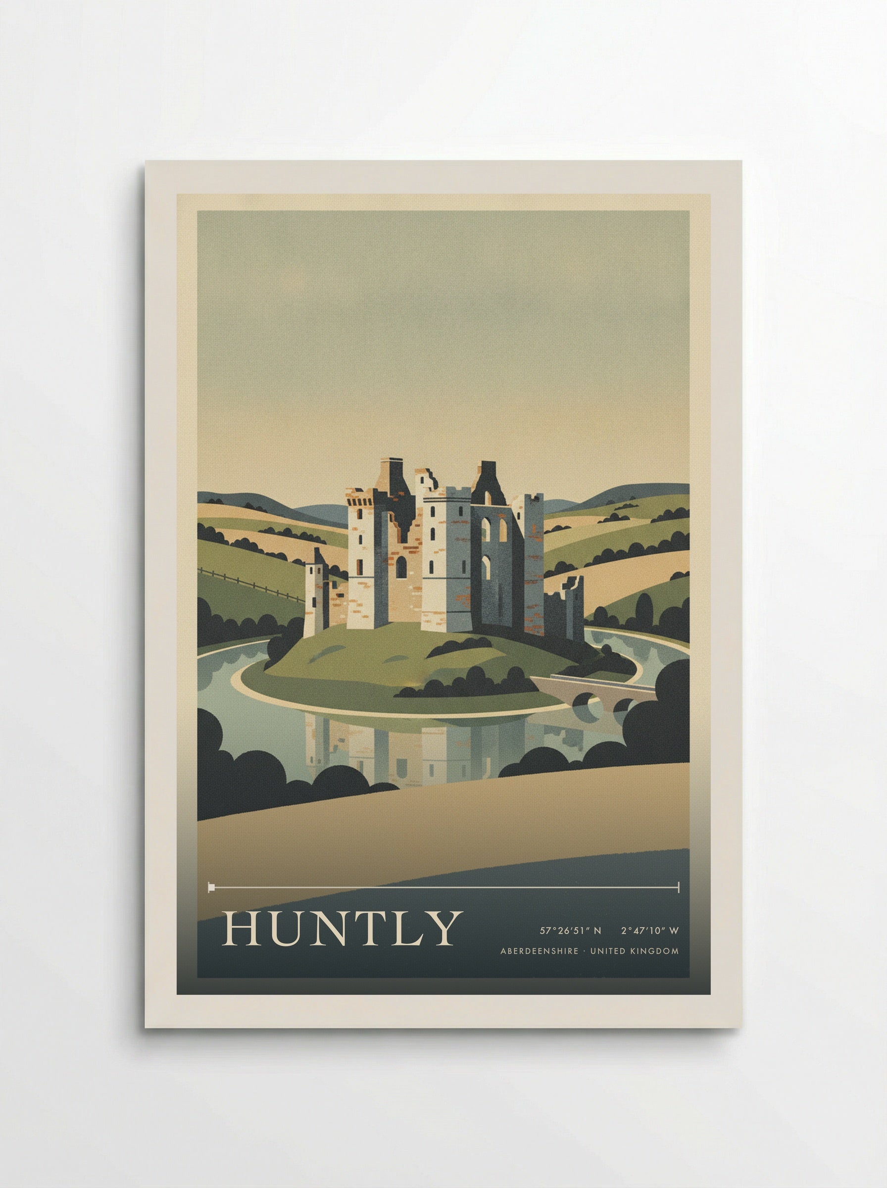 Huntly Aberdeenshire United Kingdom Travel Poster - Poster