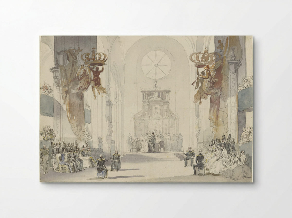 Huwelijk van prinses Louise met prins Karel van Zweden - Fritz Ludwig von Dardel - Poster