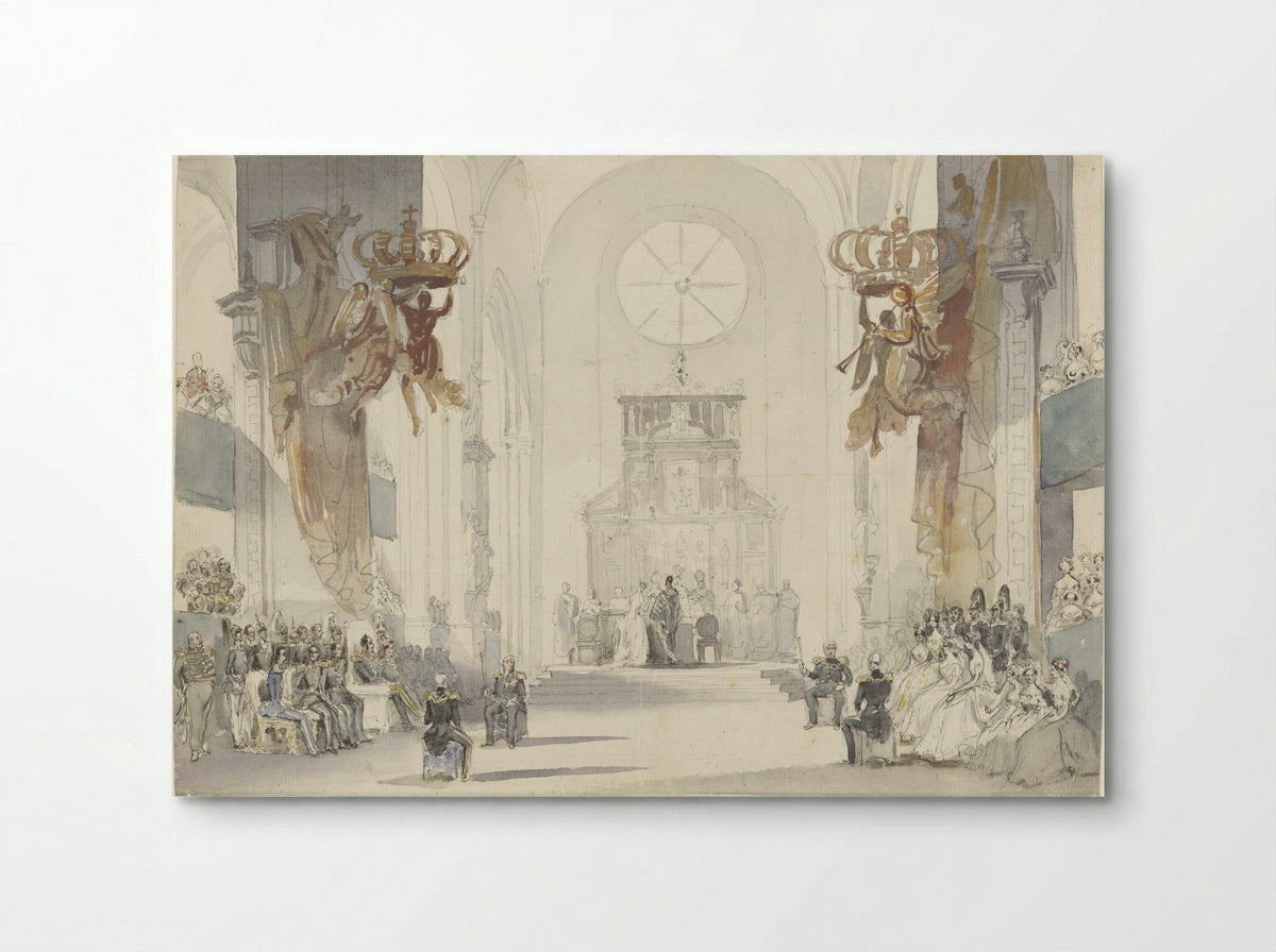 Huwelijk van prinses Louise met prins Karel van Zweden - Fritz Ludwig von Dardel - Poster