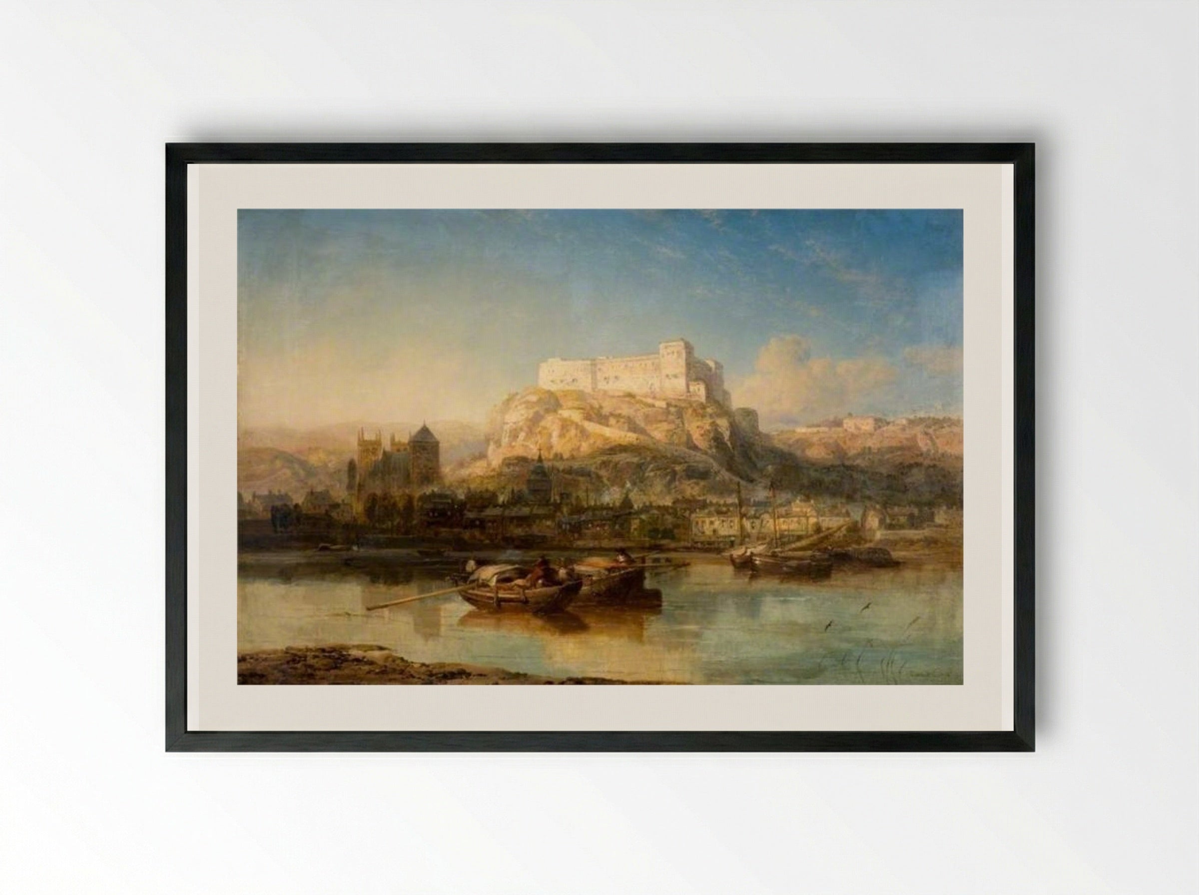 Huy, Belgium - James Webb - Framed Print Black