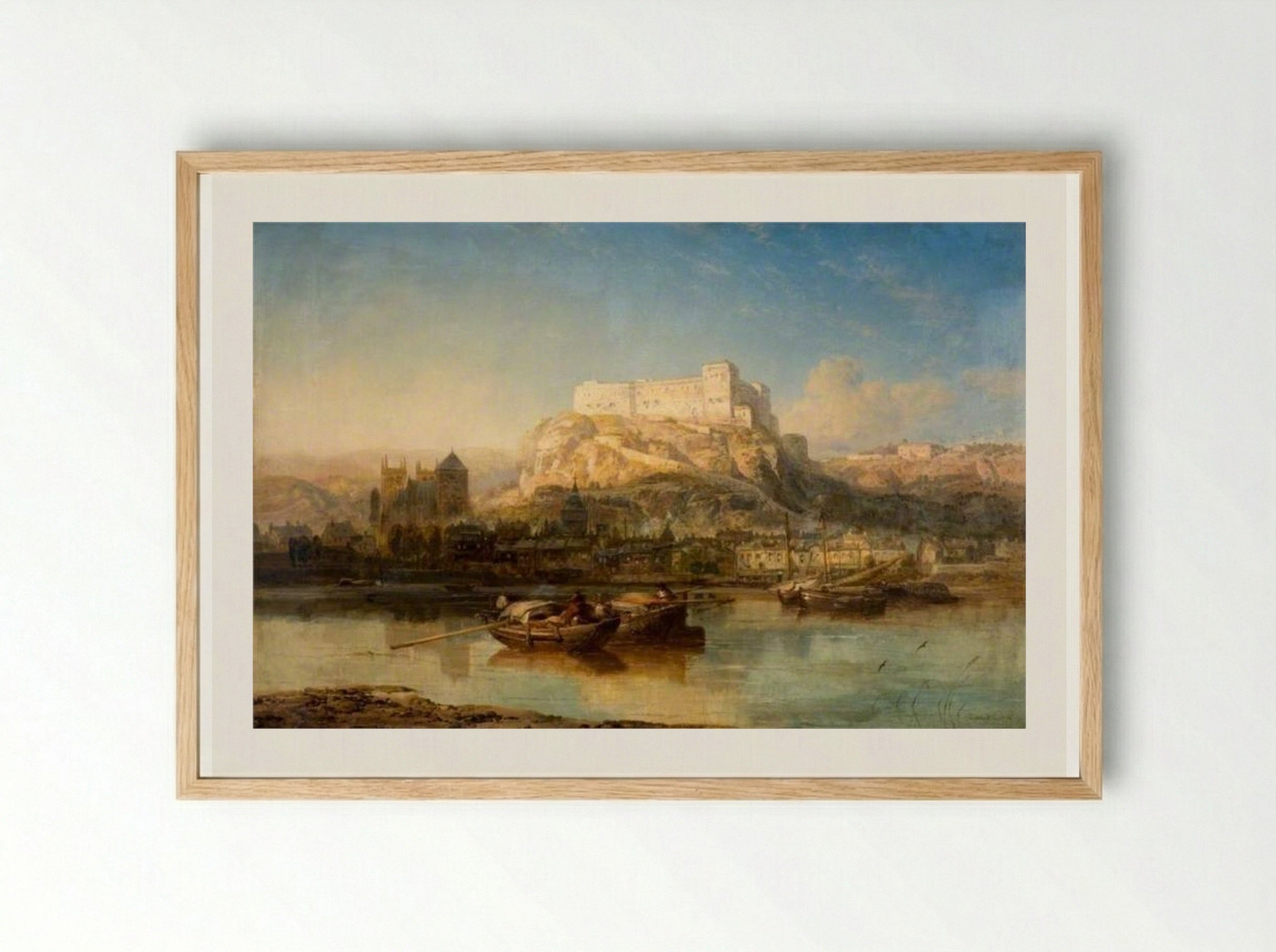 Huy, Belgium - James Webb - Framed Print Wood