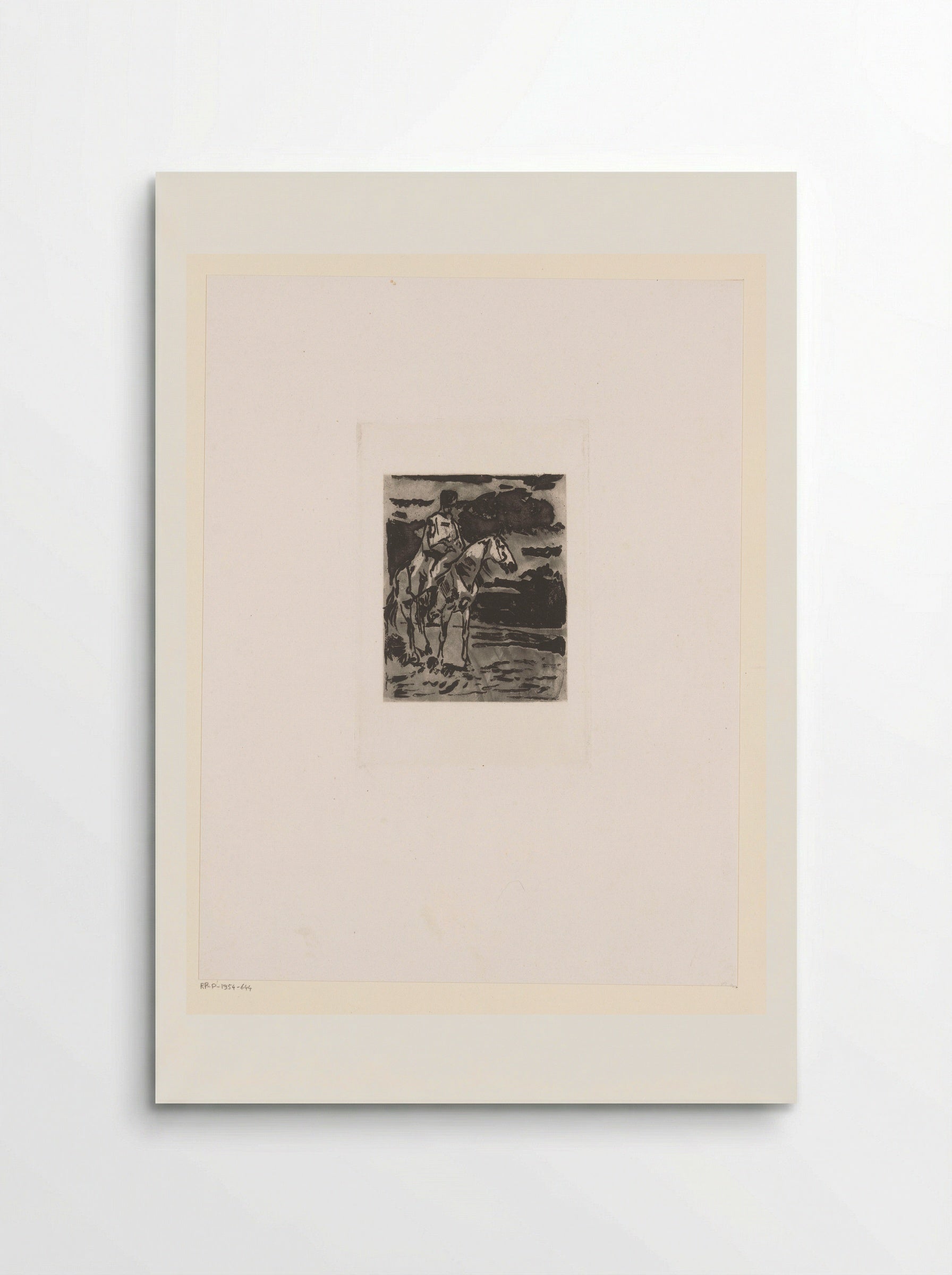 Huzaar te paard - John Lewis Brown - Poster
