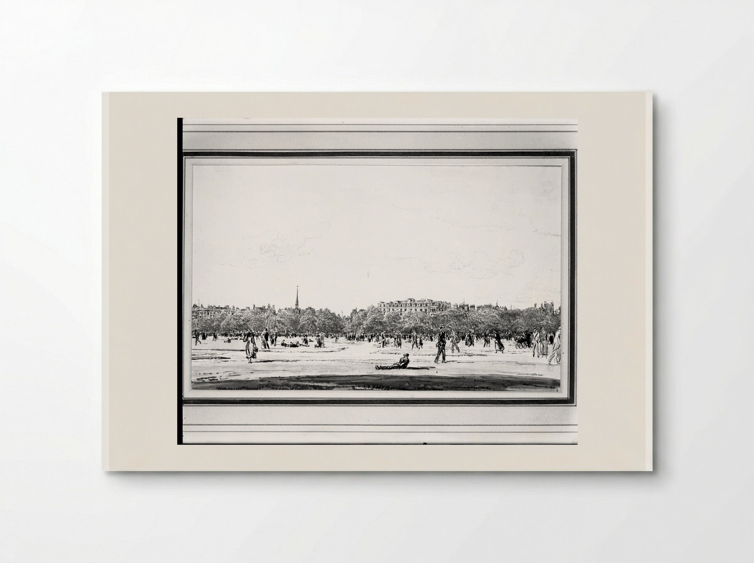Hyde Park at Marble Arch - Muirhead Bone - Poster
