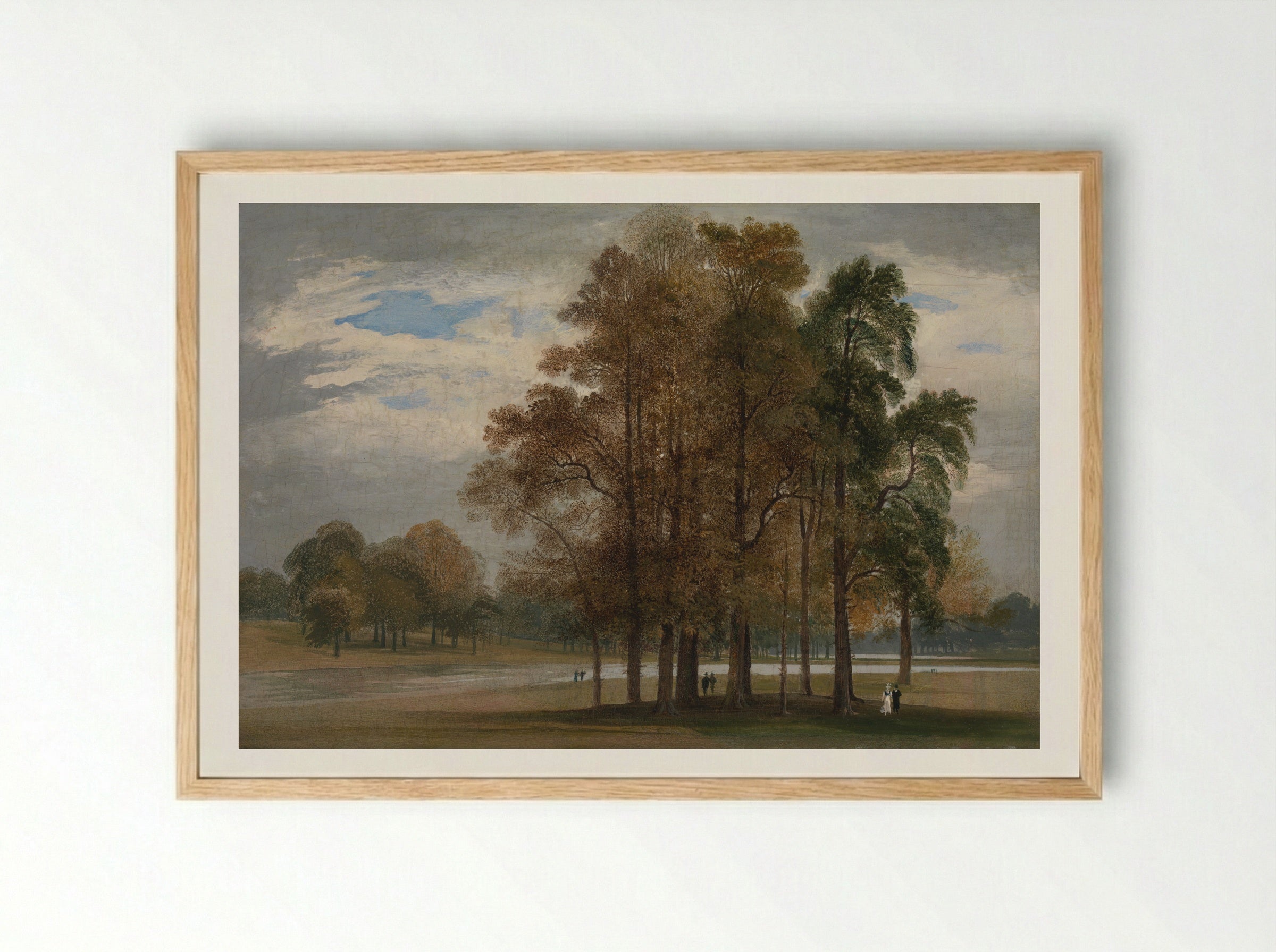 Hyde Park - John Martin - Framed Print Wood