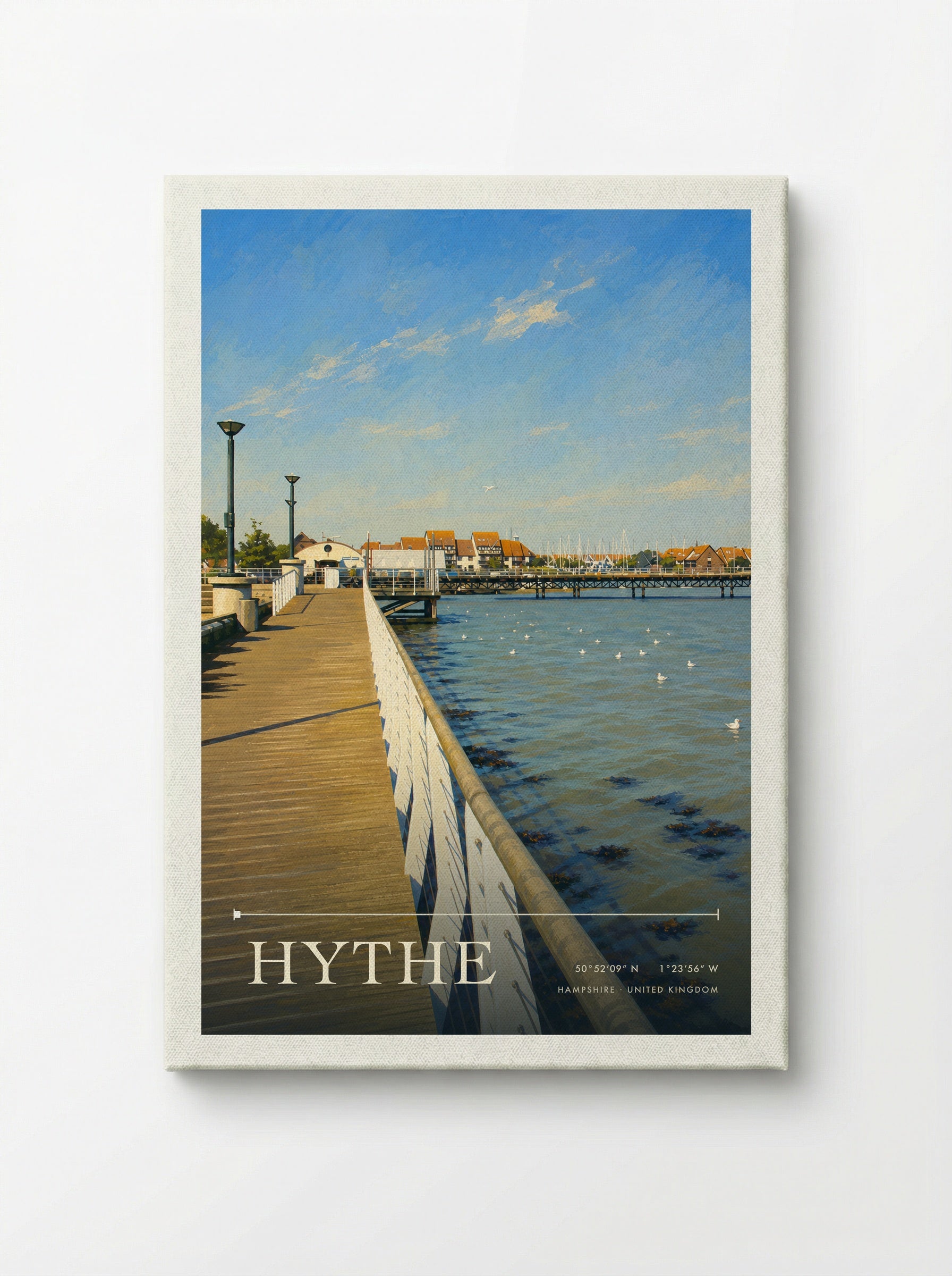 Hythe Hampshire United Kingdom Travel Poster - Canvas
