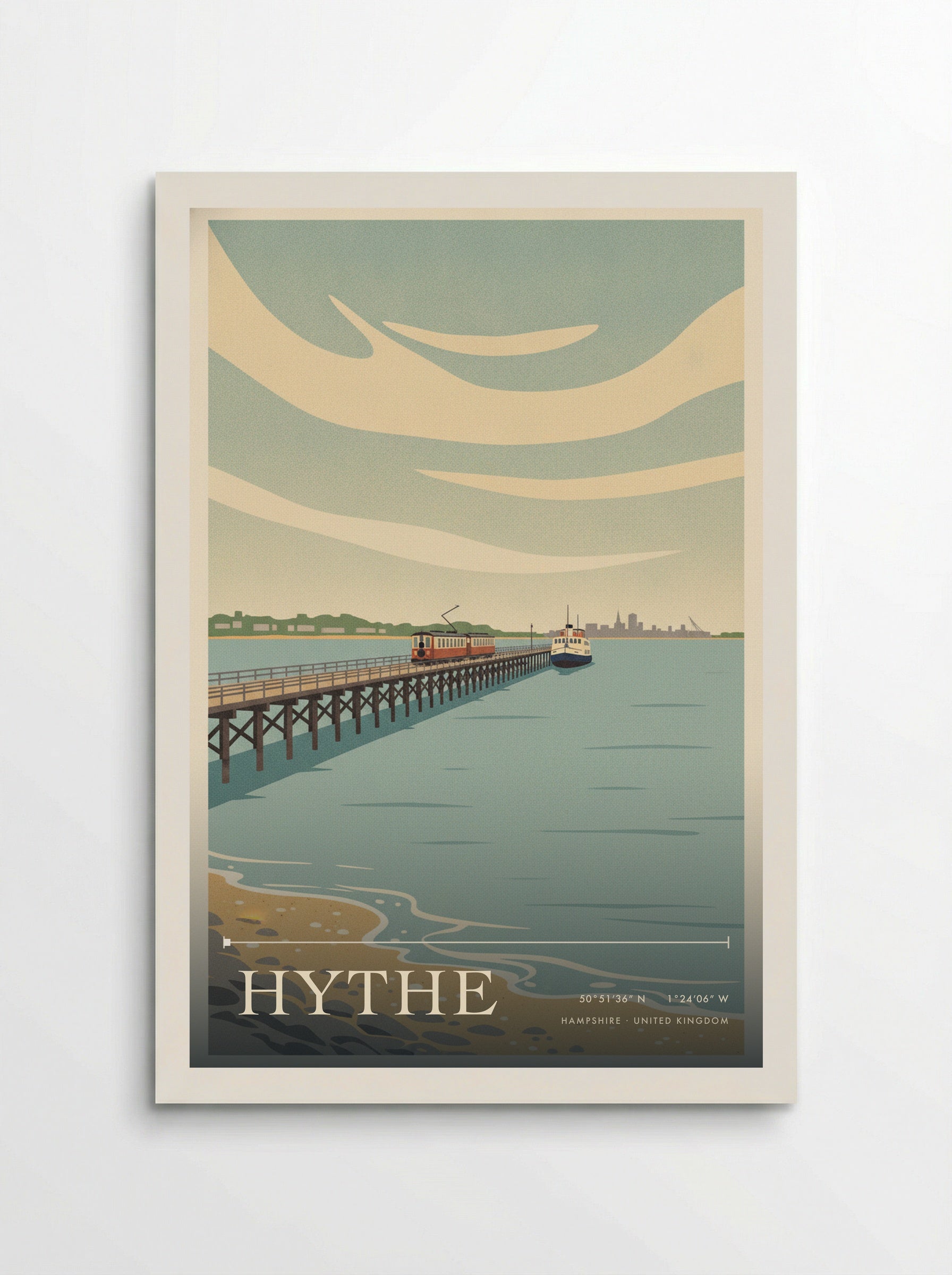 Hythe Hampshire United Kingdom Travel Poster - Poster