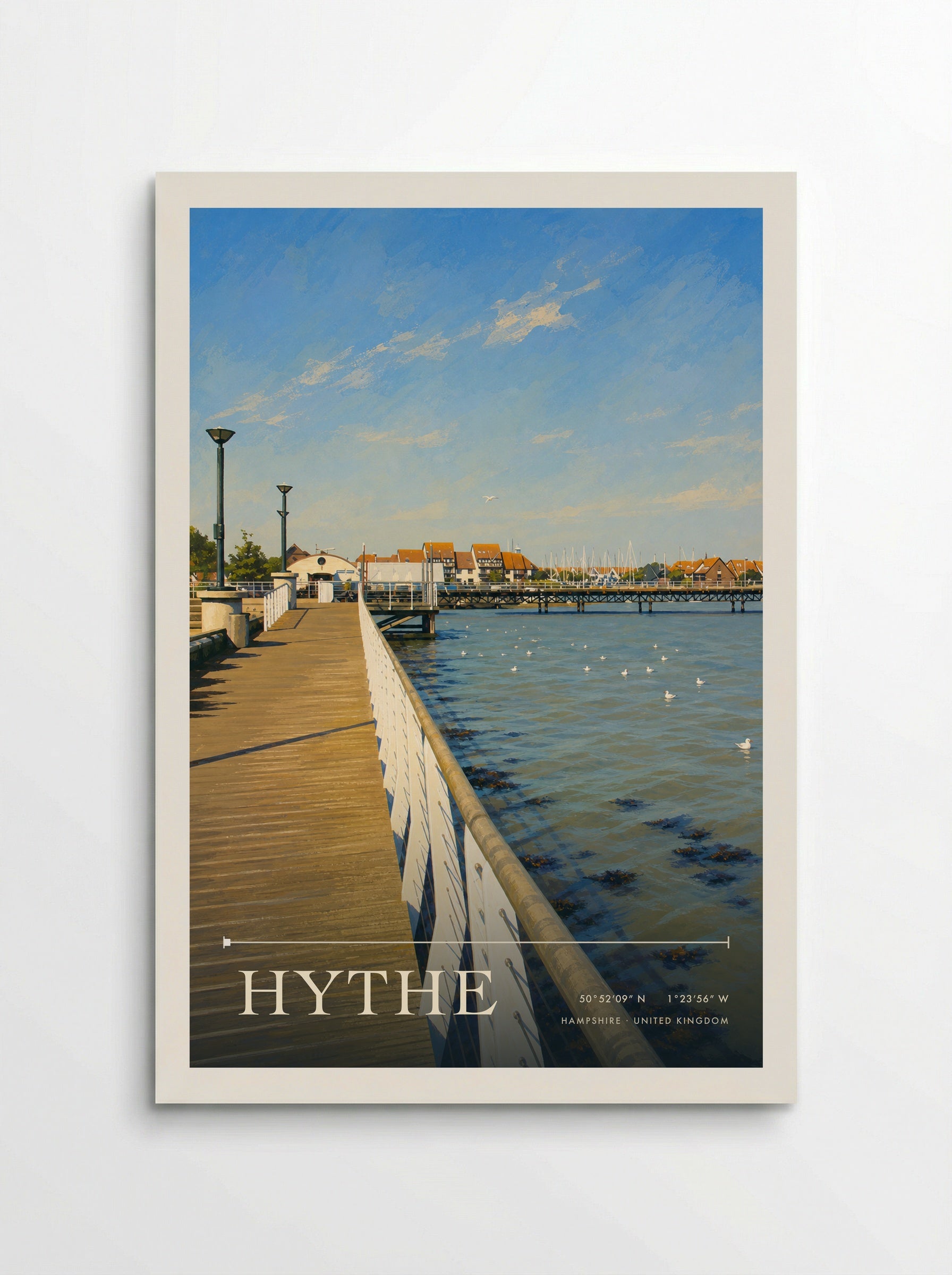 Hythe Hampshire United Kingdom Travel Poster - Poster