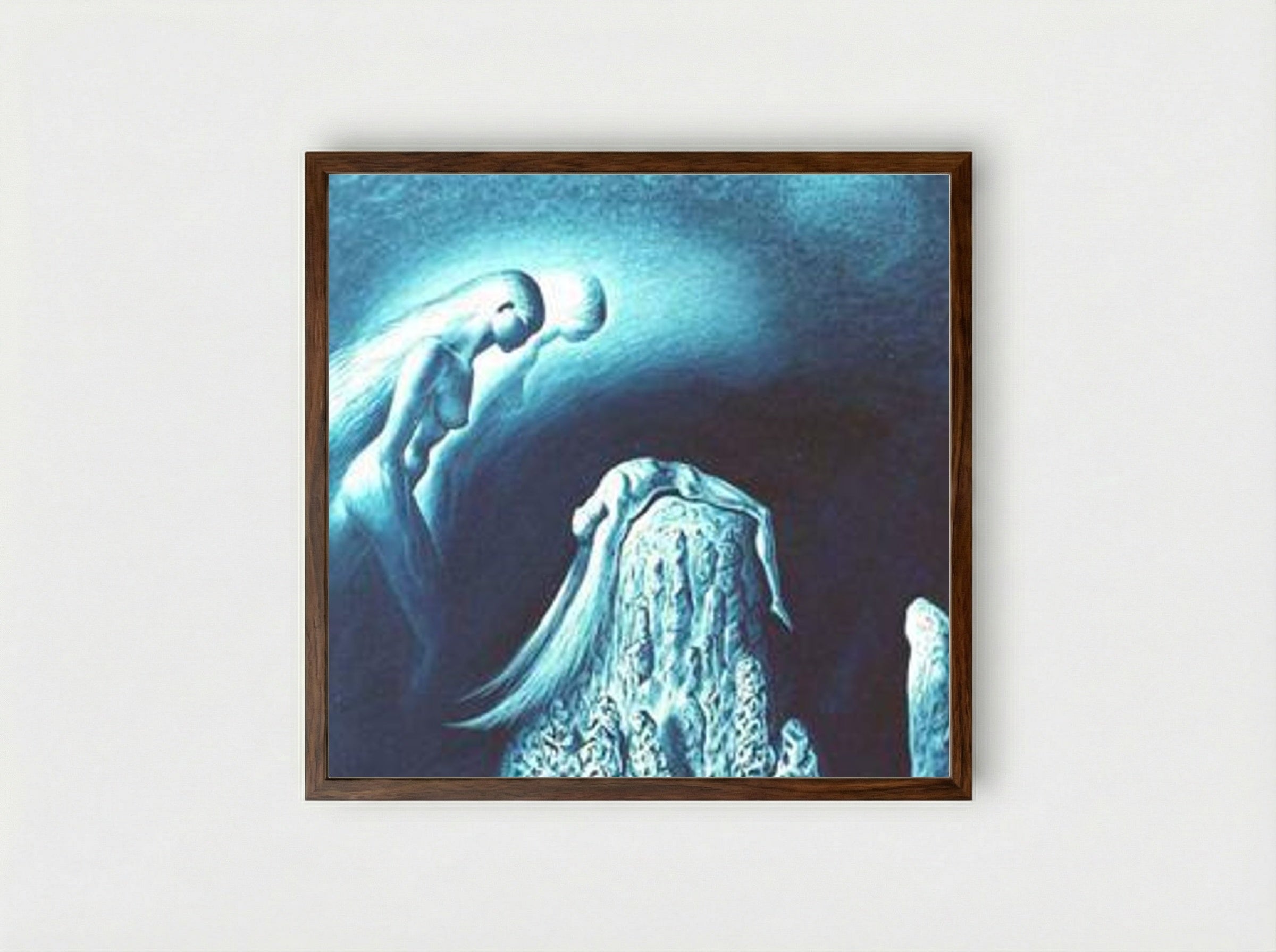 Icarus - Sabin Balasa - Framed Print Dark Wood