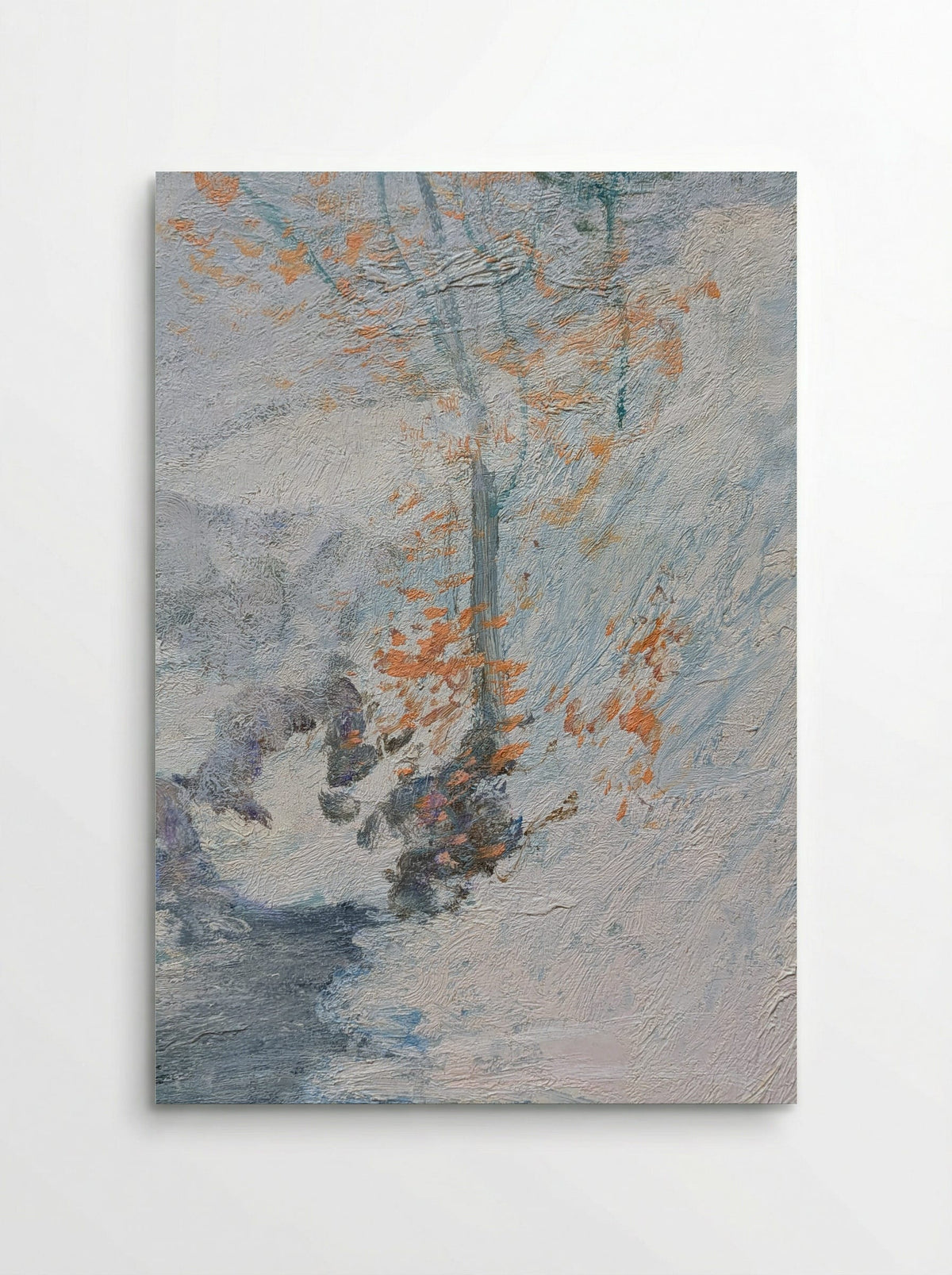 Icebound - John Henry Twachtman - Poster