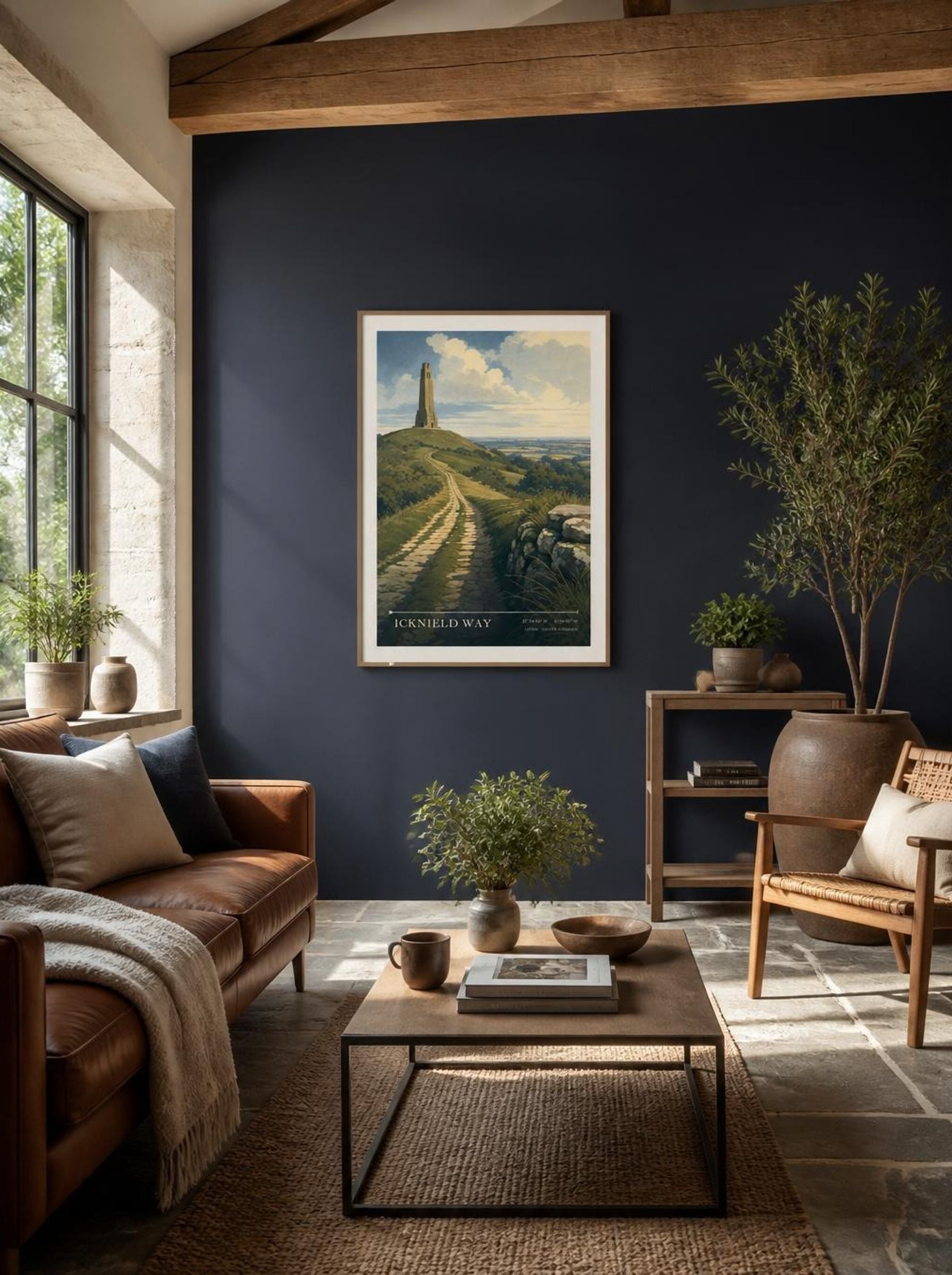 Icknield Way Luton United Kingdom Travel Poster - Lifestyle