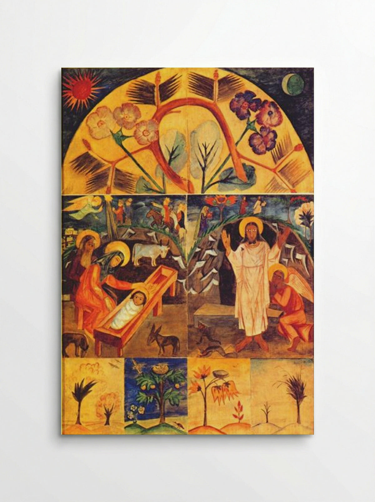 Icon Painting Motifs - Natalia Goncharova - Poster