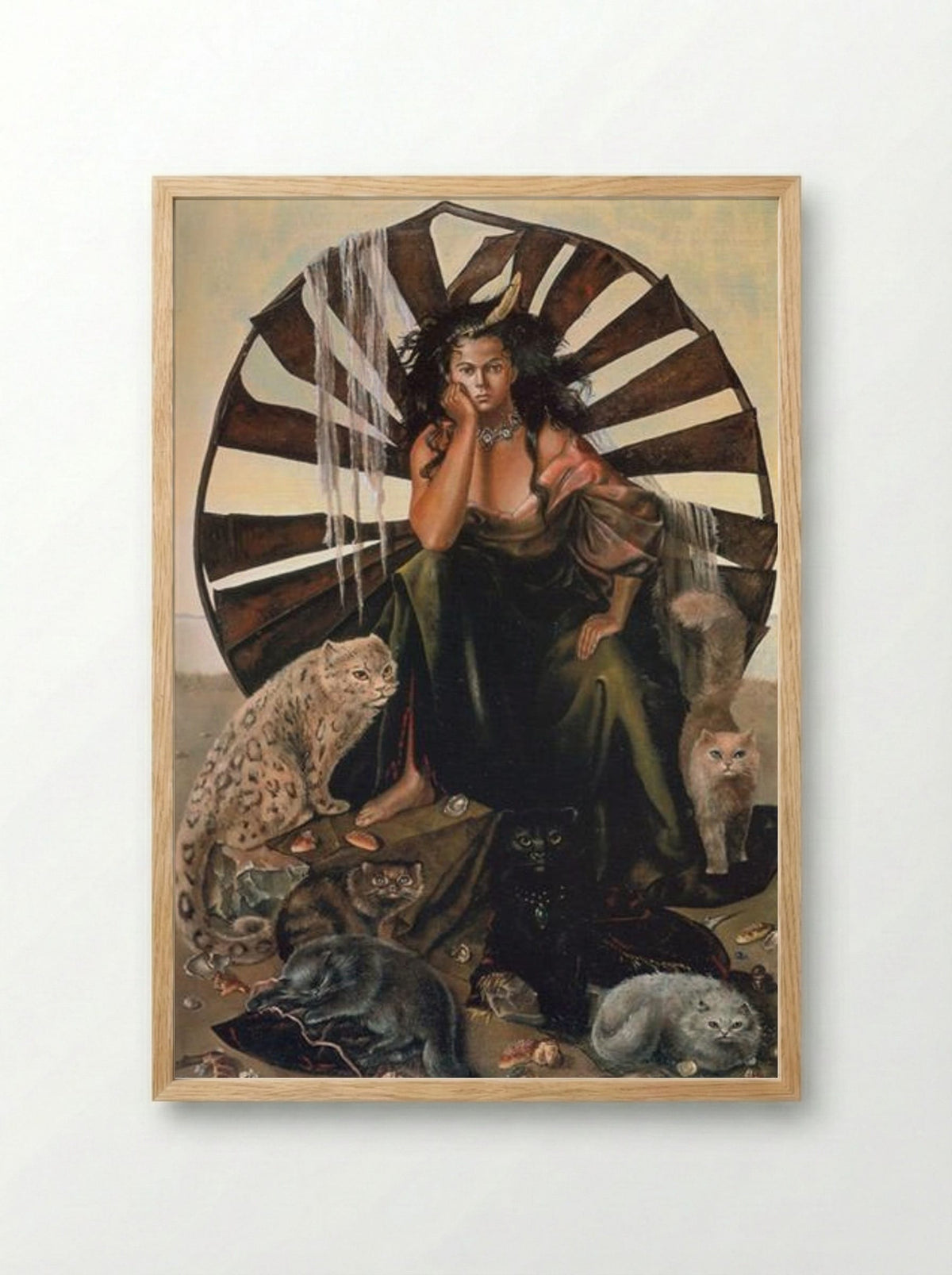 Ideal Life - Leonor Fini - Framed Print Wood