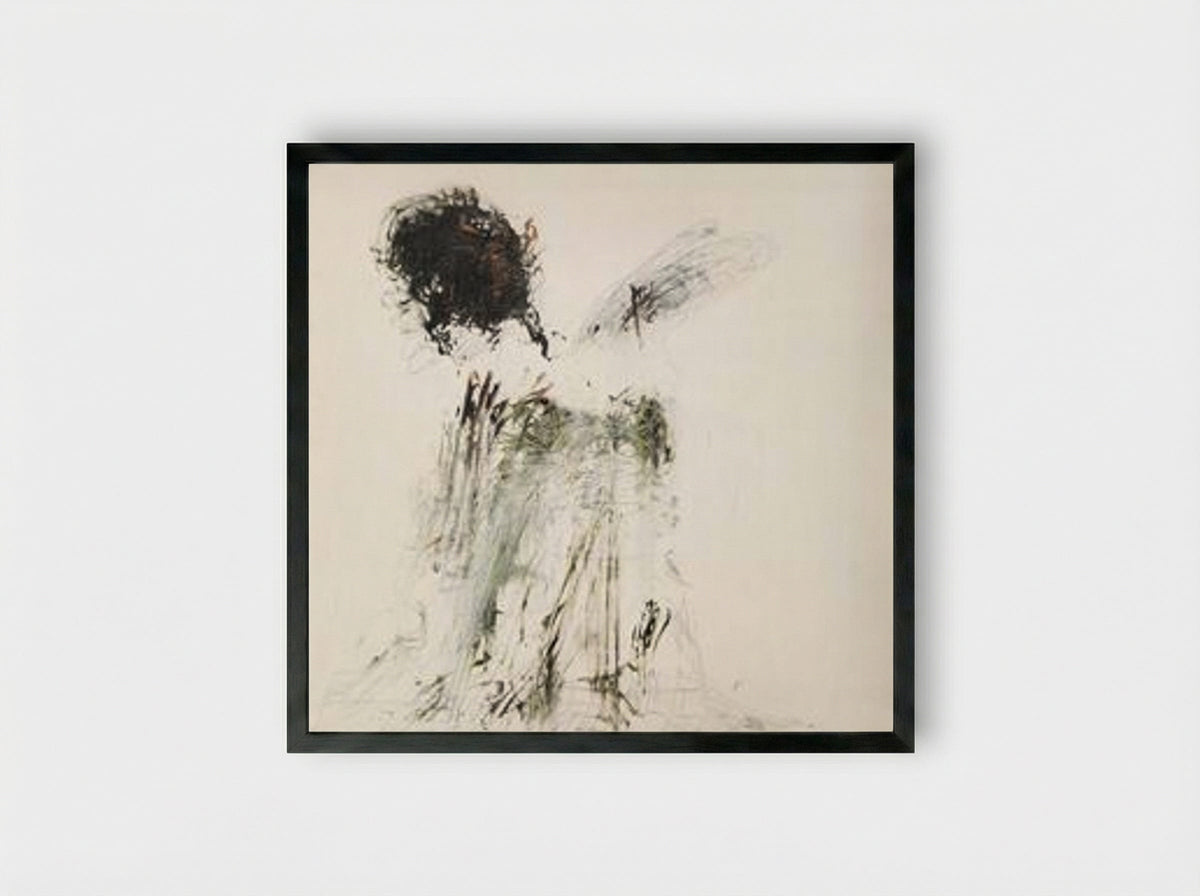 Ides of March - Cy Twombly - Framed Print Black