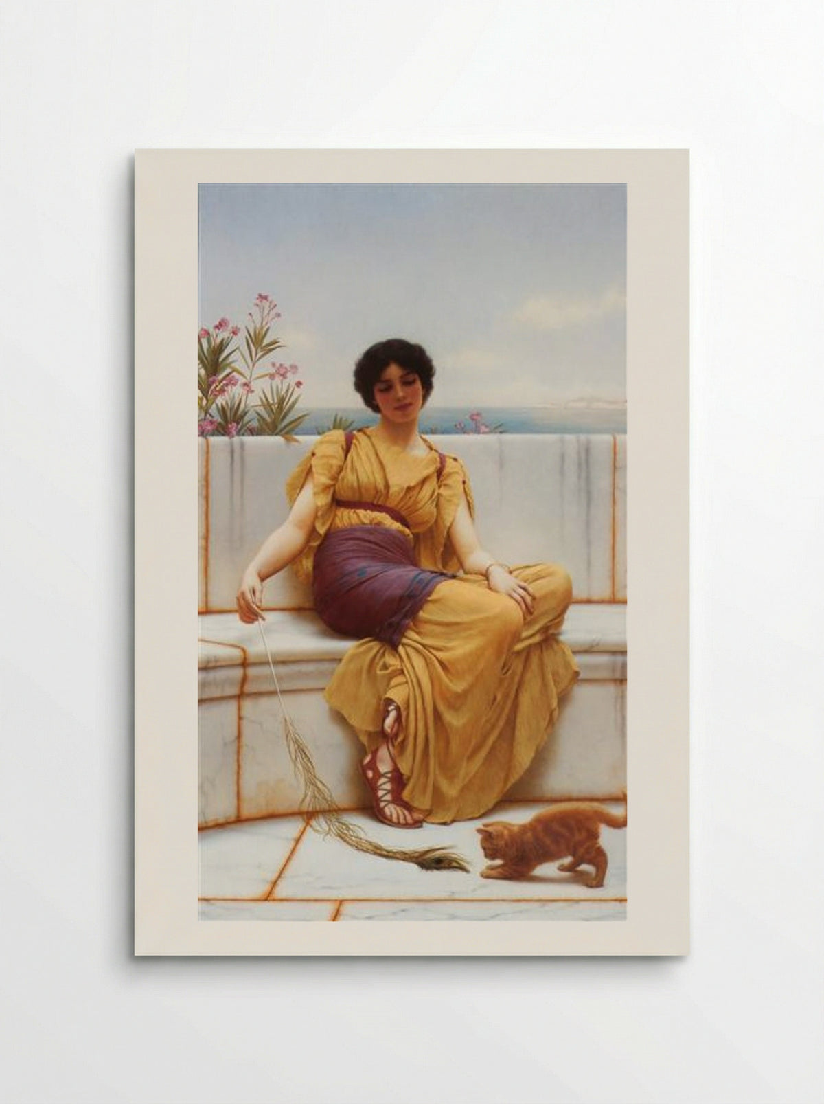 Idleness - John William Godward - Poster