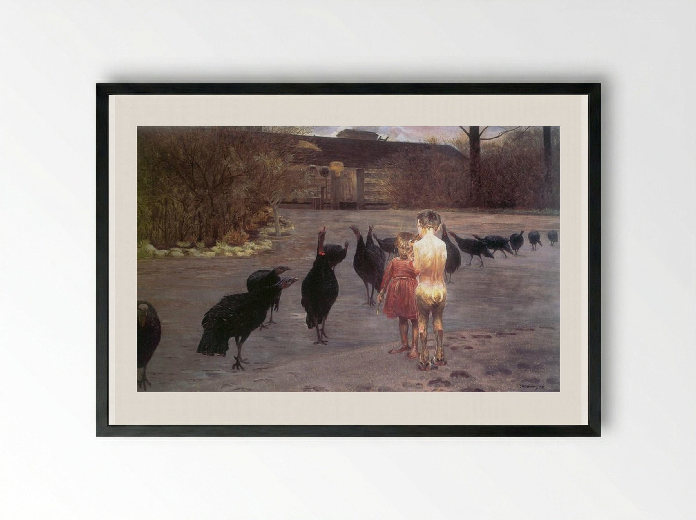 Idyll - Jacek Malczewski - Framed Print Black