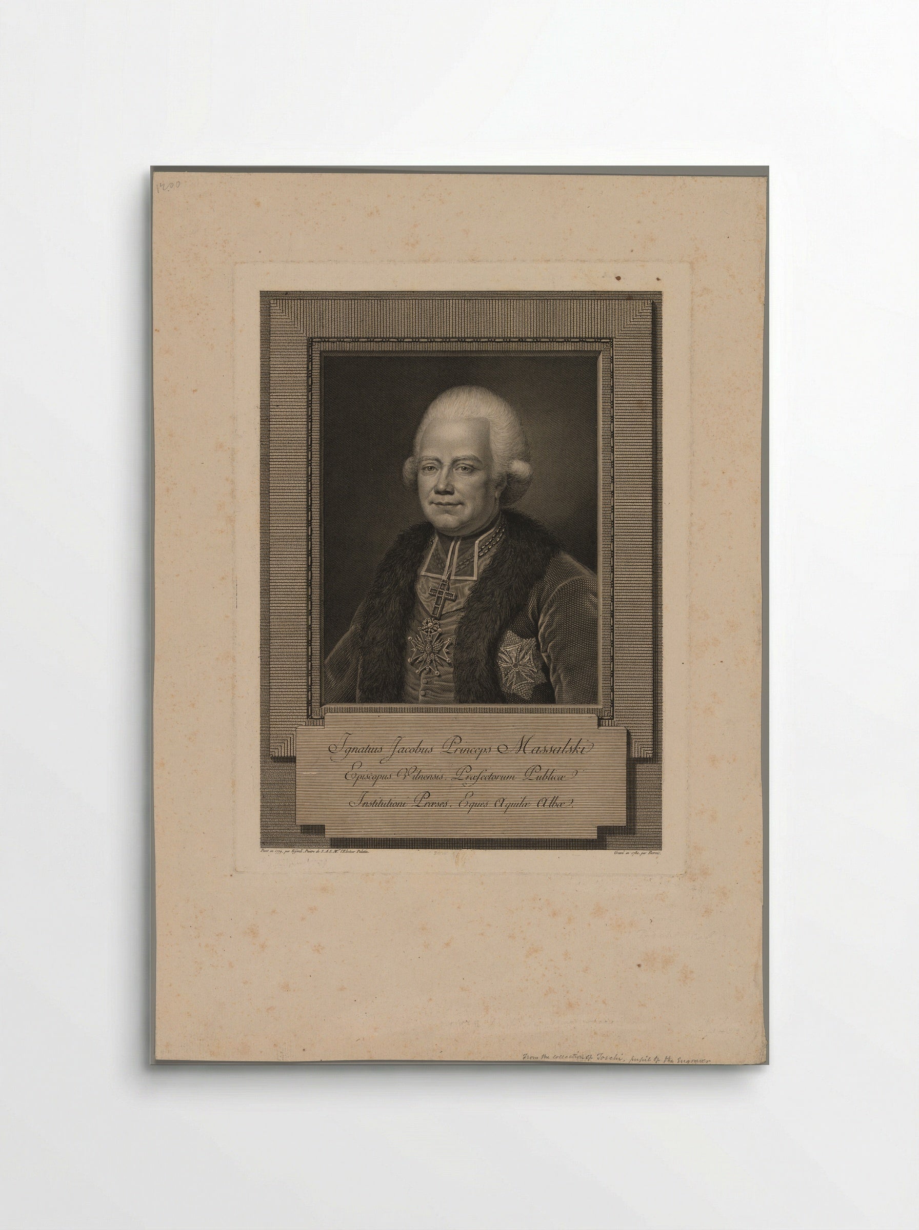 Ignacy Jacob Massalski, Bishop of Wilna - Charles Clément Bervic - Poster