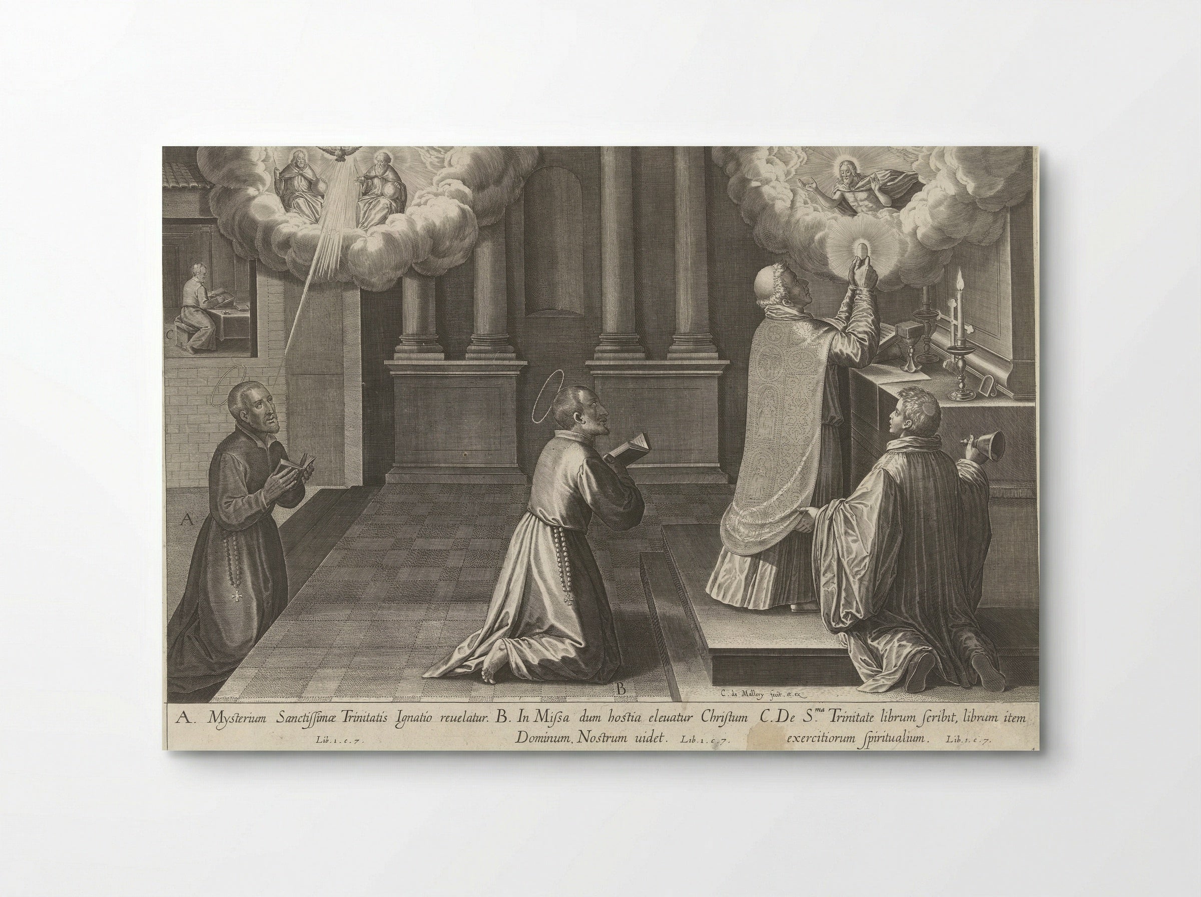 Ignatius krijgt visioenen - Theodoor Galle - Poster