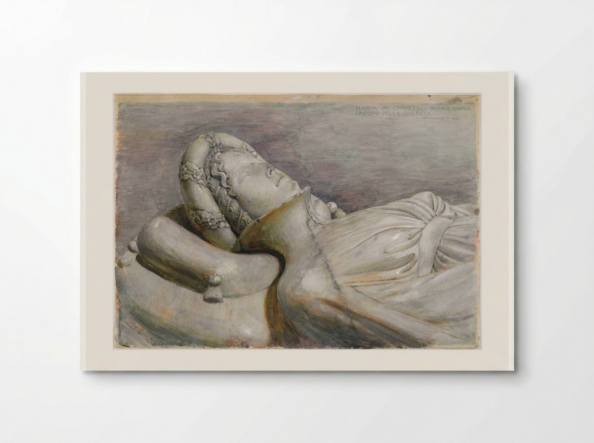 Ilaria del Carretto, after Jacopo della Quercia - Joseph Lindon Smith - Poster