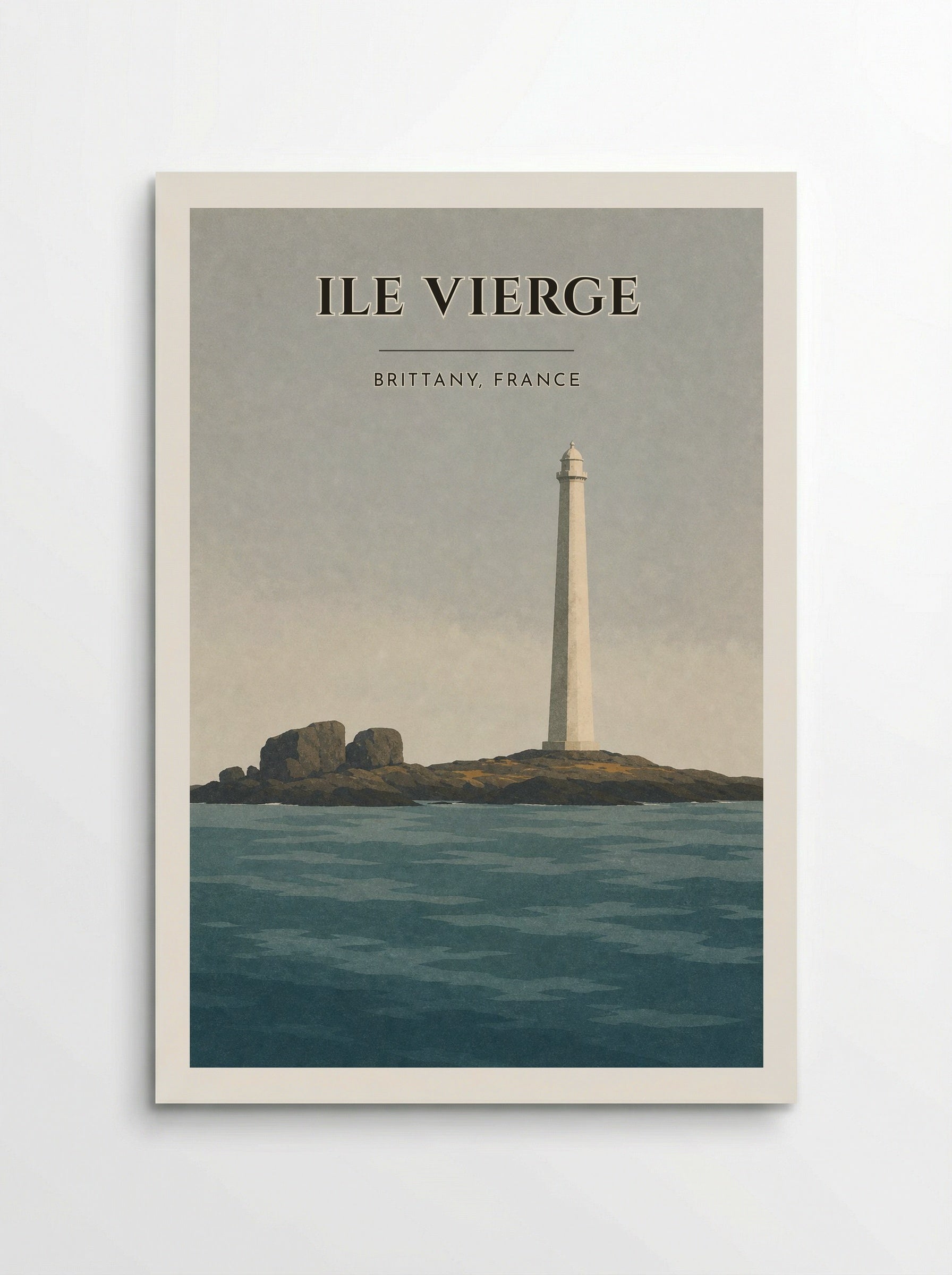 Ile Vierge Travel Poster Artwork - Poster