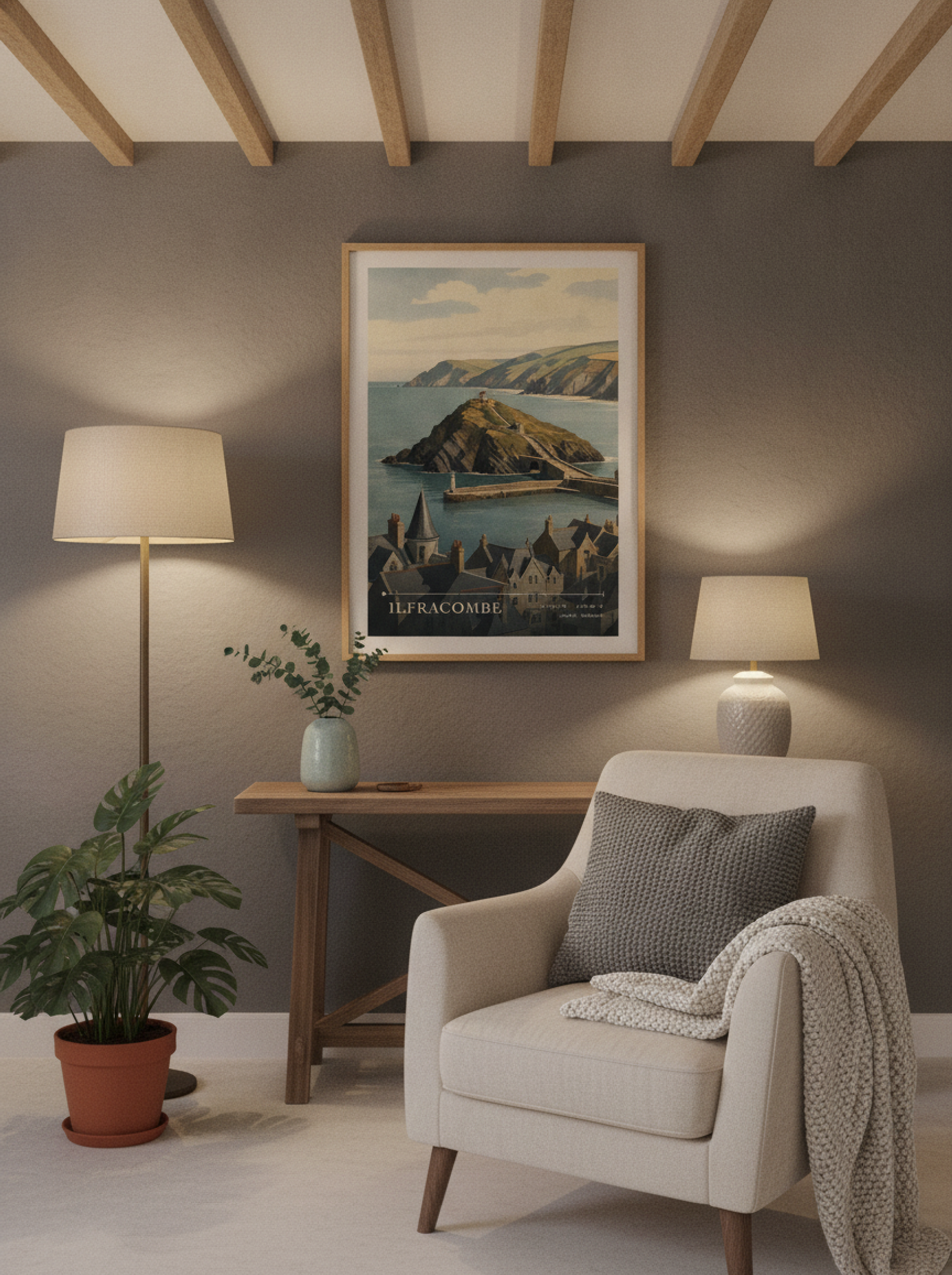 Ilfracombe Devon England Travel Poster - Lifestyle