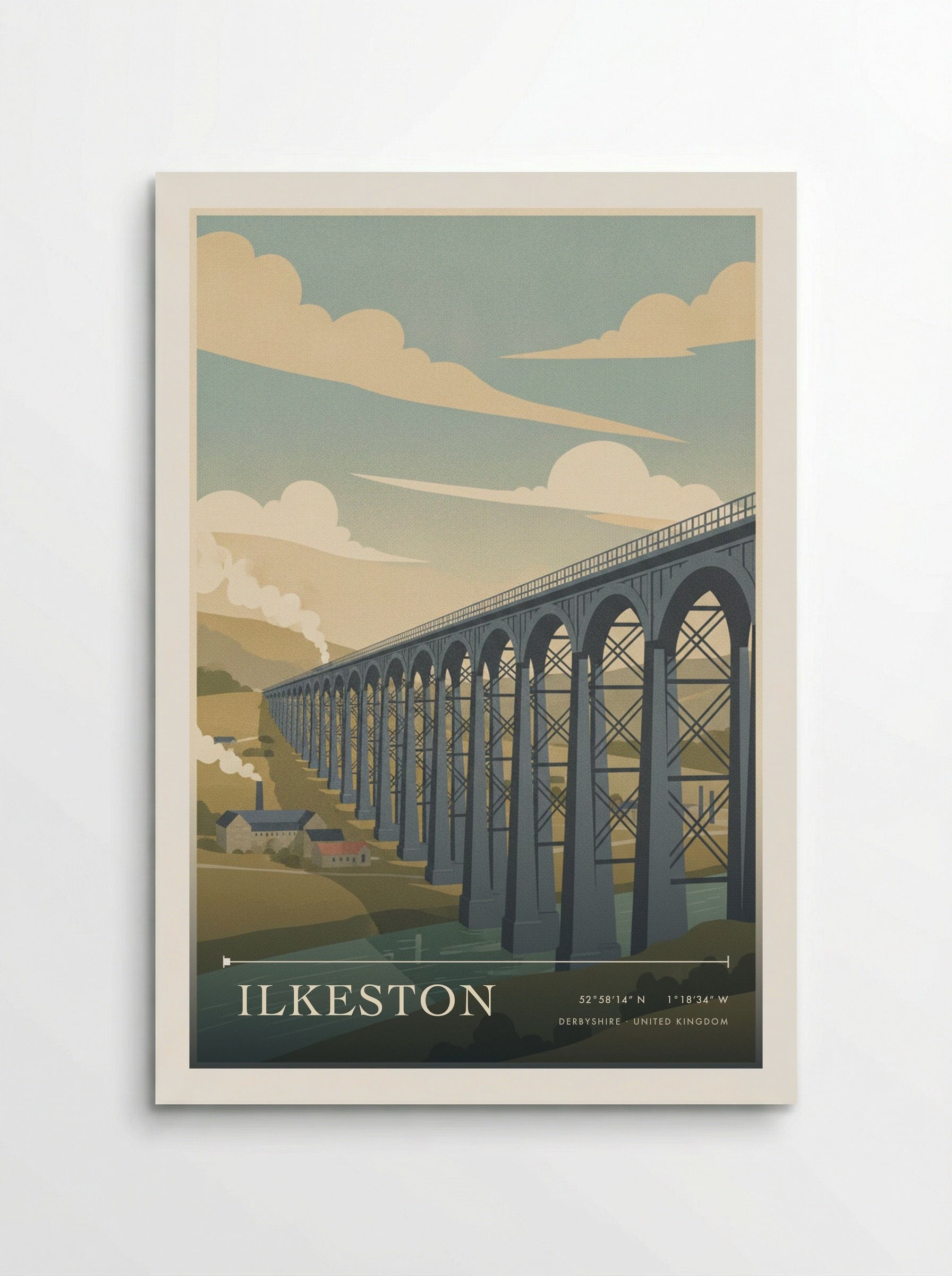 Ilkeston Derbyshire United Kingdom Travel Poster - Poster