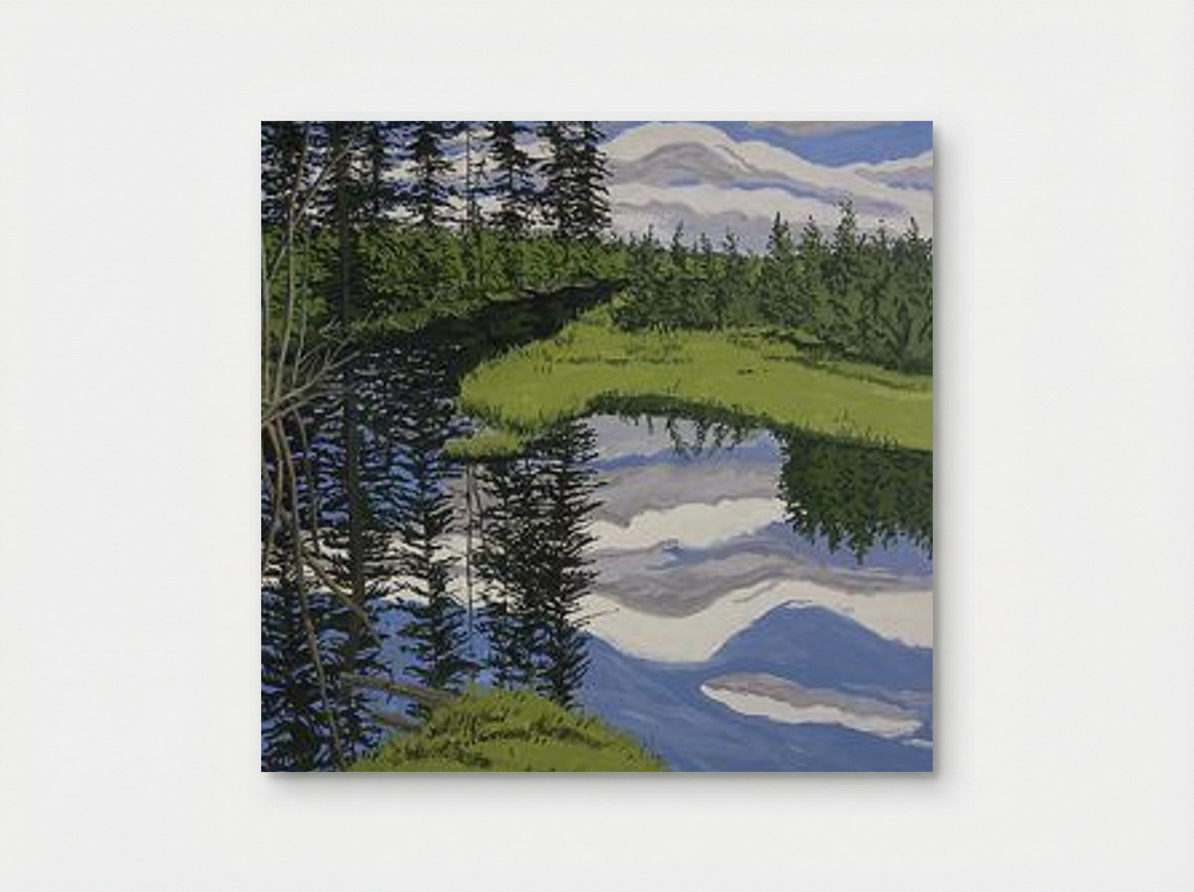 Illusory Flowage - Neil Welliver - Poster