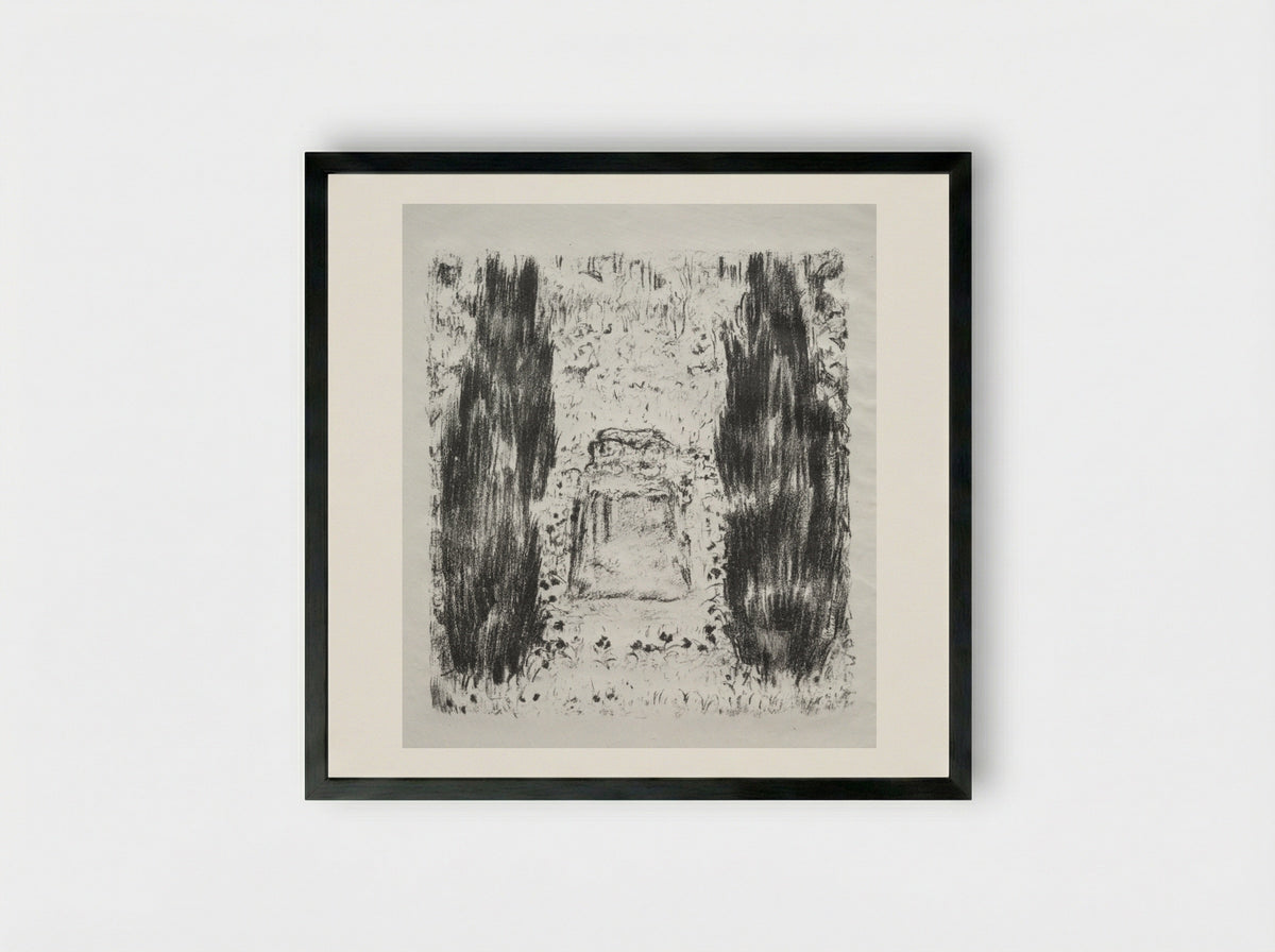 Illustration for Daphnis and Chloë - Pierre Bonnard - Framed Print Black